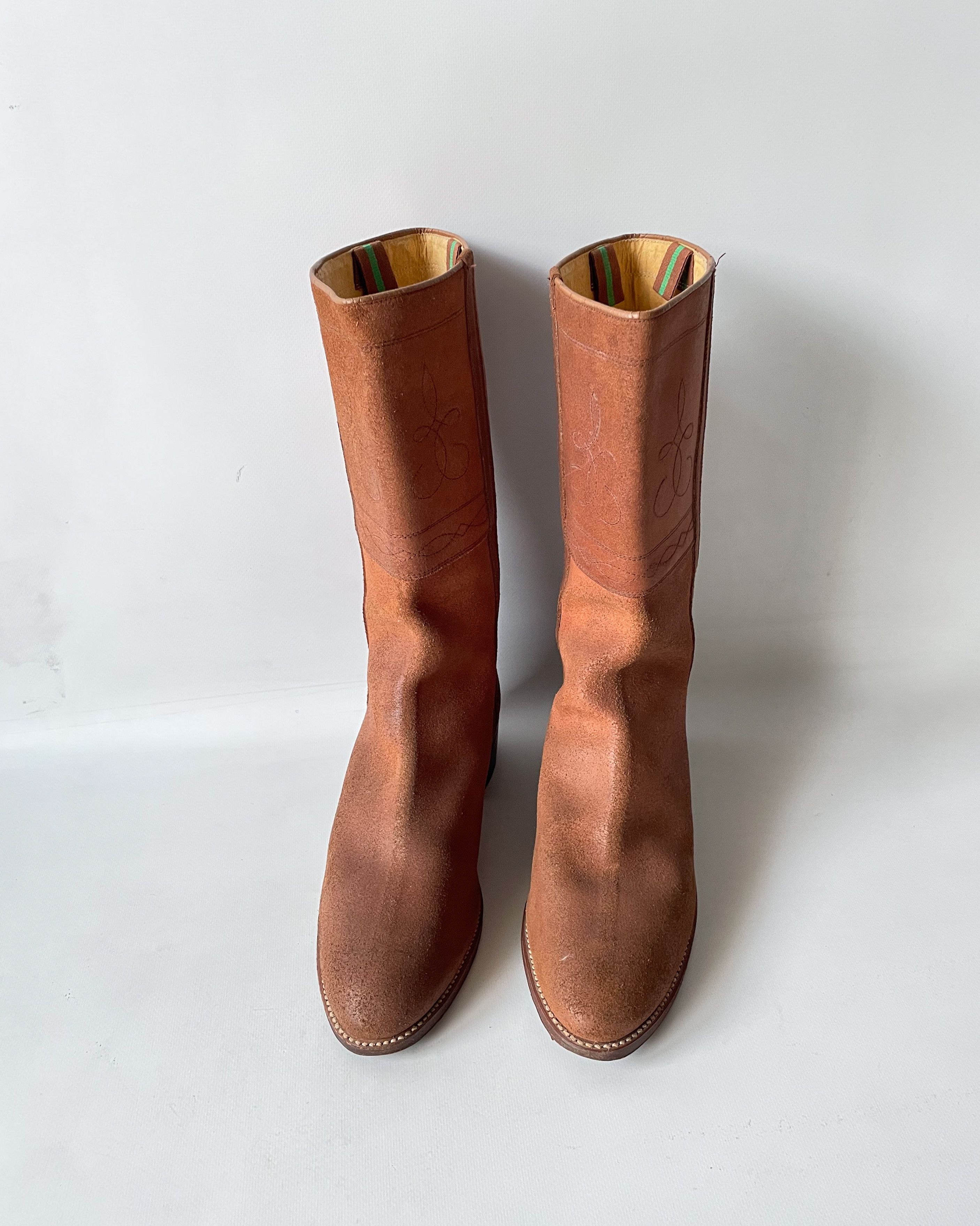Vintage Men’s Leather Boots Valverde del Camino Handmade Spain Size US 10 / EU 43 - 5 Thumbnail