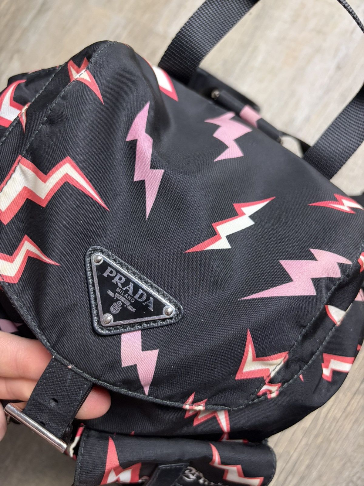 Prada × Universal Studios Prada Universal Frankenstein Lightning bag Size ONE SIZE - 3 Thumbnail