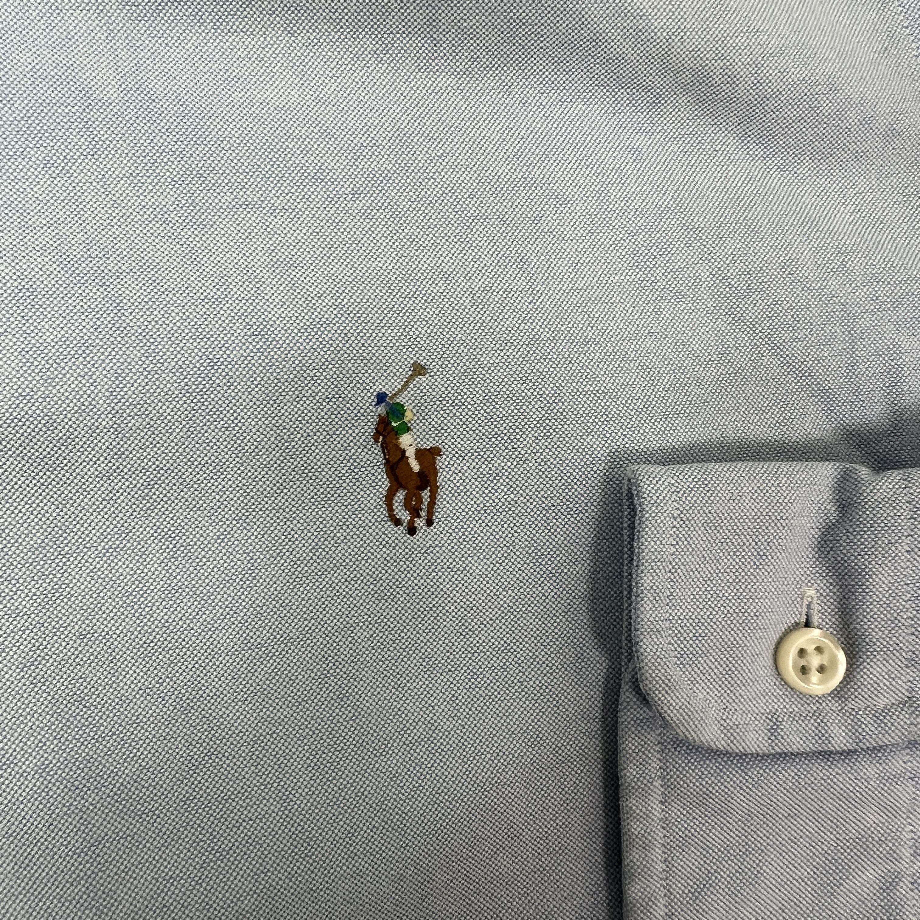 Polo Ralph Lauren Vintage Casual Preppy OCBD Polo Ralph Lauren Shirt 00s Size US XL / EU 56 / 4 - 6 Thumbnail
