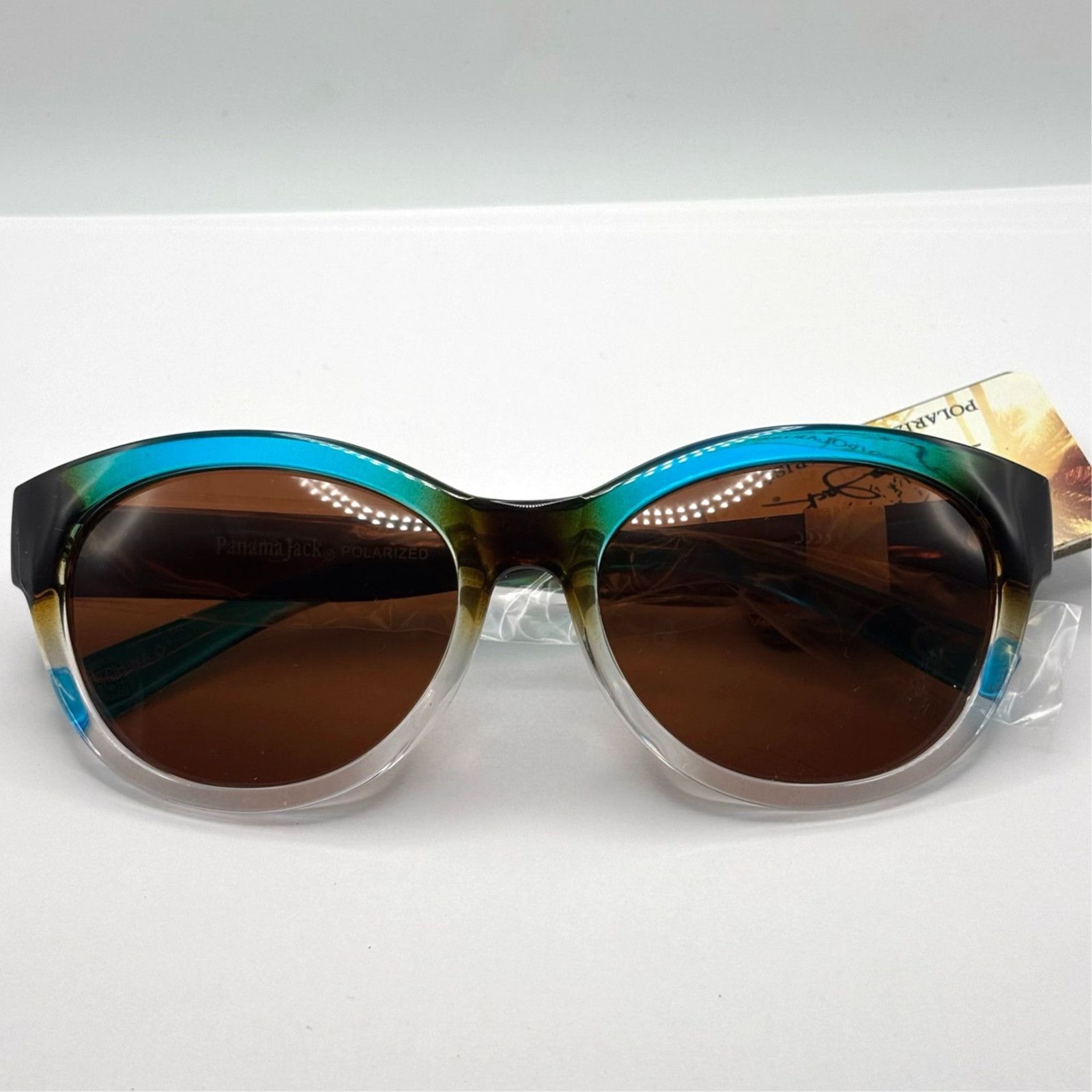 Panama Jack Blue & Brown Panama Jack Sunglasses Size ONE SIZE - 2 Thumbnail