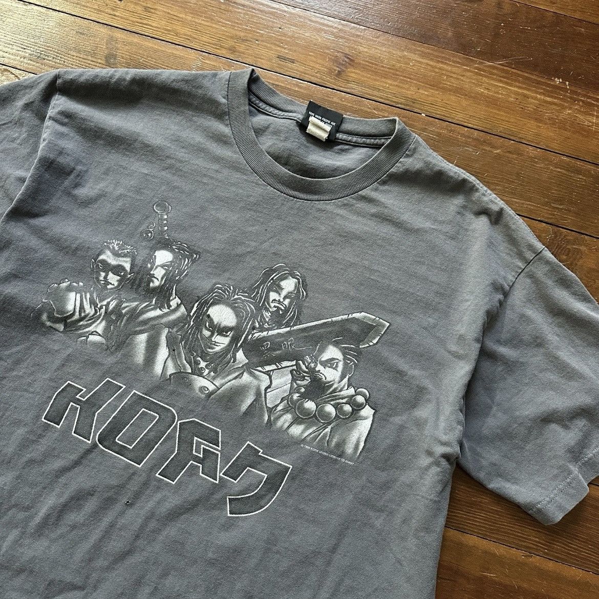 Giant Giant Korn Vintage 90s Graphic T-Shirt Size US XL / EU 56 / 4 - 2 Thumbnail