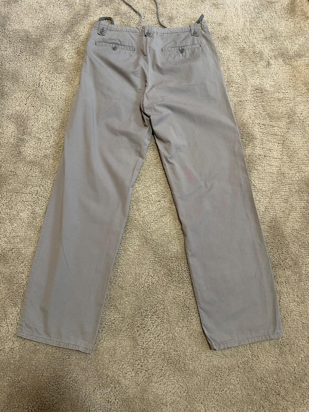 Helmut Lang HELMUT LANG 90S GREY DRAWSTRING PANTS Sz 48 Size US 44 / EU 60 - 9 Thumbnail