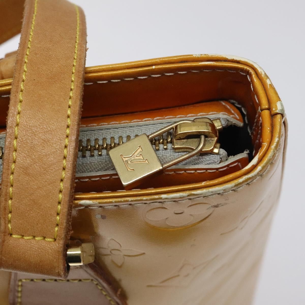 Louis Vuitton LOUIS VUITTON Monogram Vernis Houston Hand Bag Gris M91053 Size ONE SIZE - 15 Thumbnail