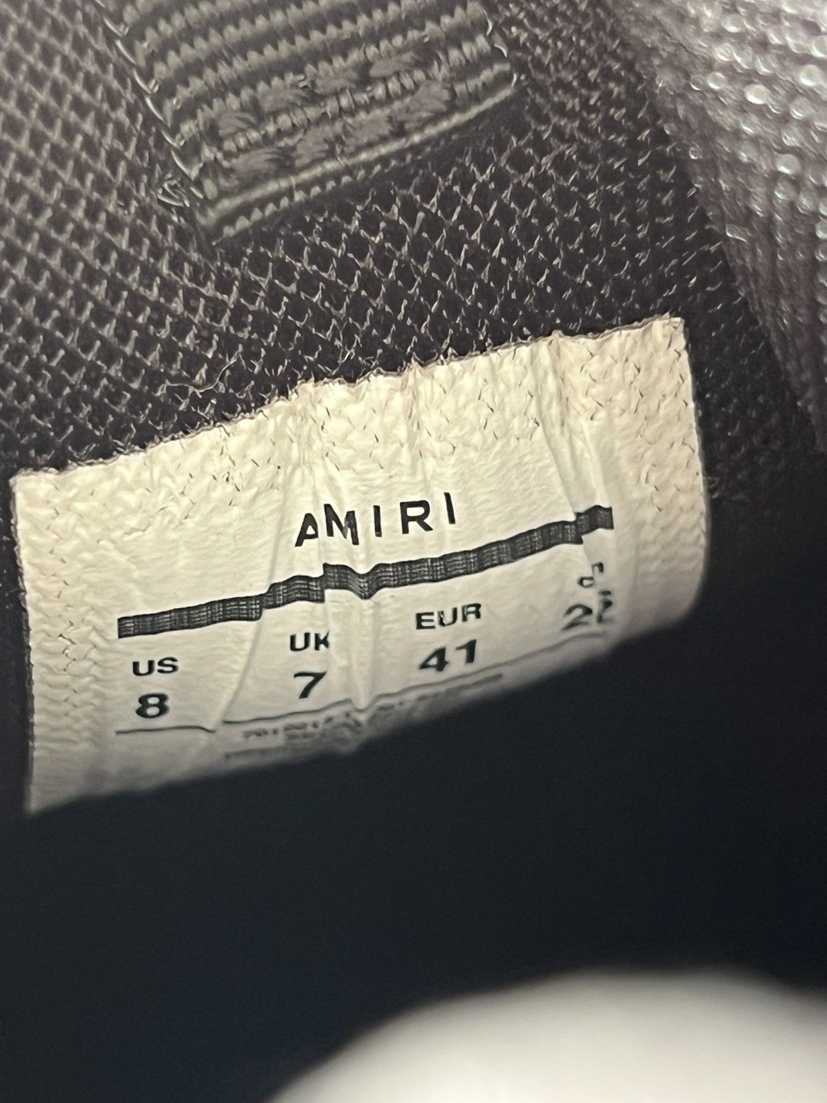 Amiri NEW AMIRI Bone Runner “Black Clear” Size 8 Men’s/ 9.5 Womens Size US 8 / EU 41 - 8 Thumbnail