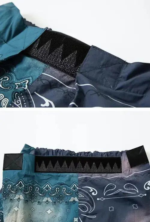 Japanese Brand 21SS Tokyo Union Bandana Paisley Faded Two Tone Shorts Size US 32 / EU 48 - 3 Thumbnail