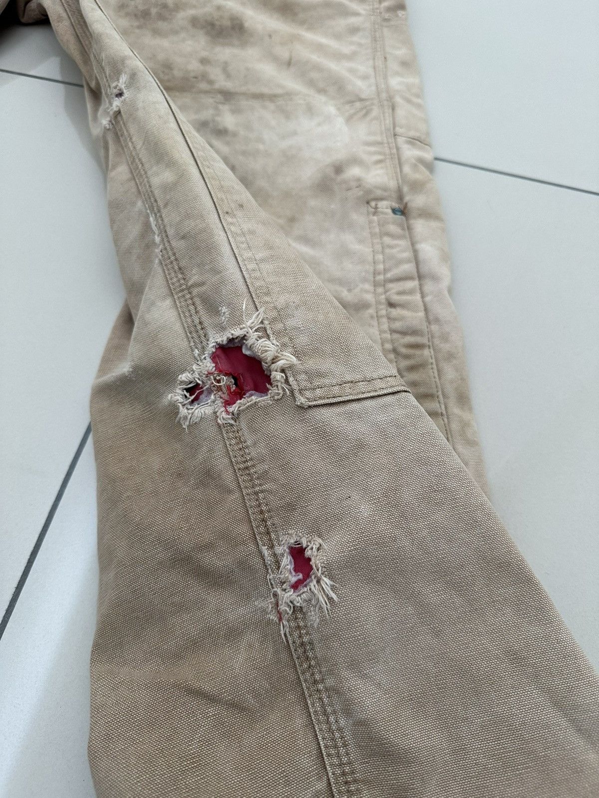Carhartt VTG 100 Years Annaversry Carhartt Overall Worker Double Knee Size US 36 / EU 52 - 5 Thumbnail