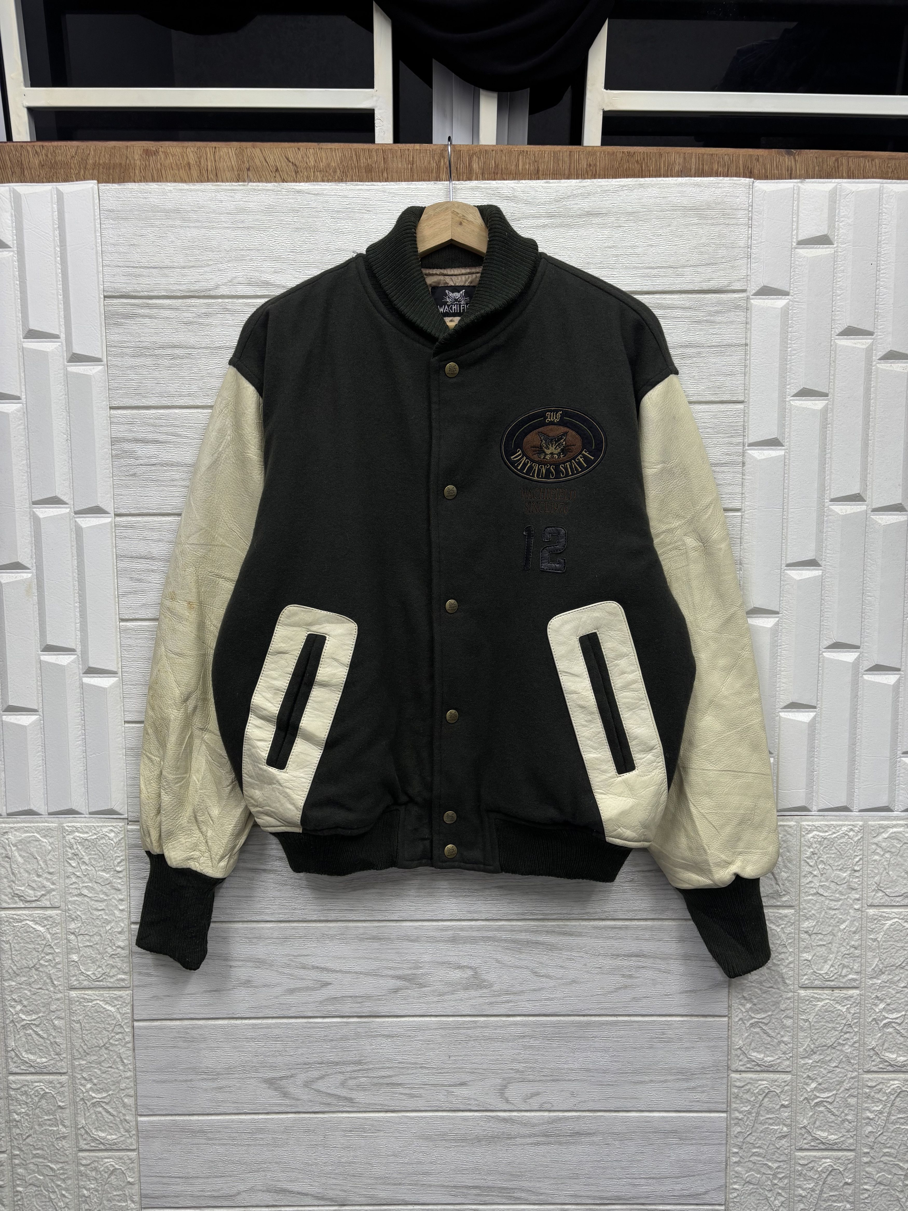 Japanese Brand VINTAGE 80’s JAPANESE WOOL VARSITY JACKET WACHIFIELD Size US L / EU 52-54 / 3 - 4 Thumbnail
