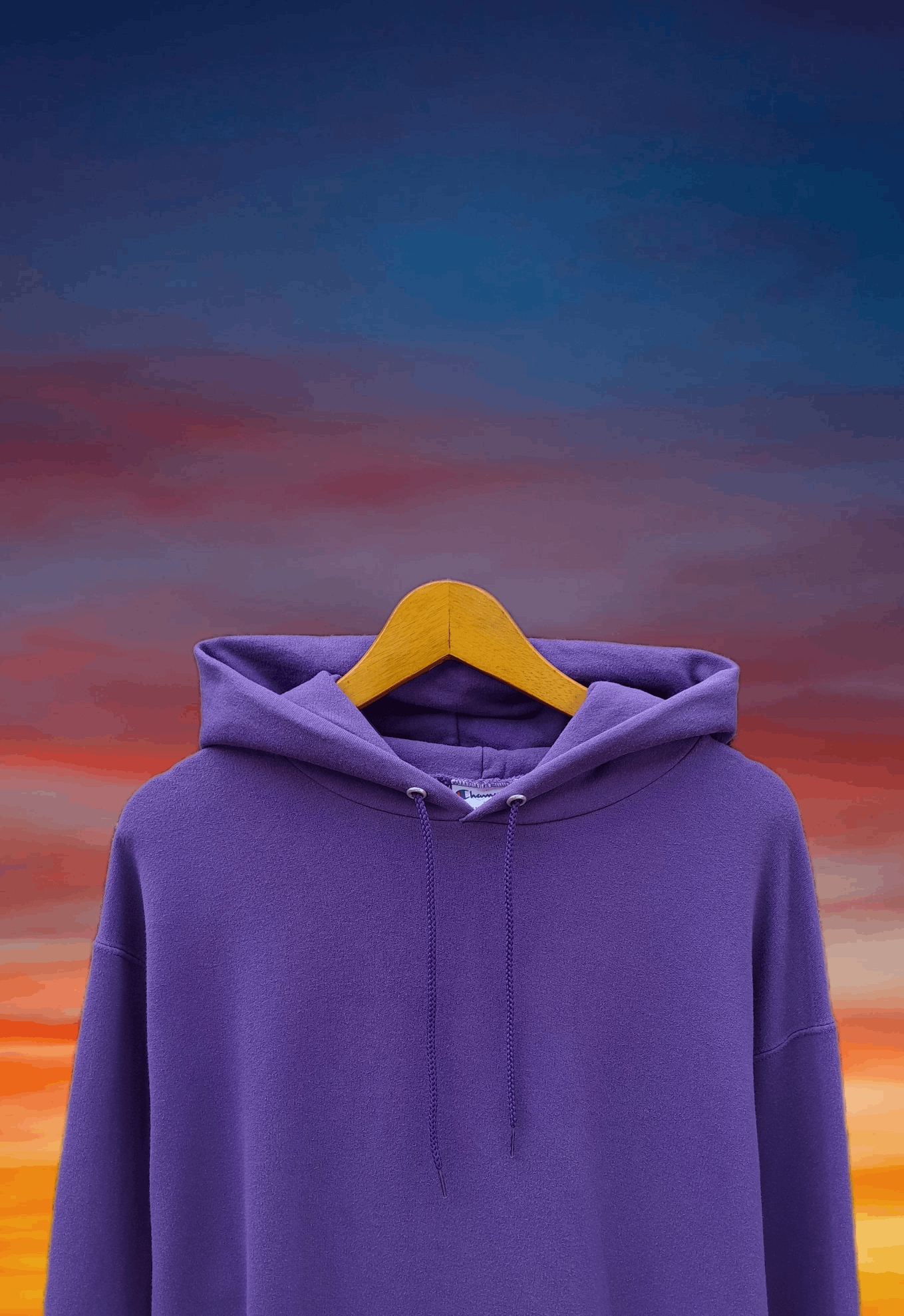 Champion Vintage 00s Y2K streetwear Blank hoodie champion hoodie Size US L / EU 52-54 / 3 - 2 Thumbnail