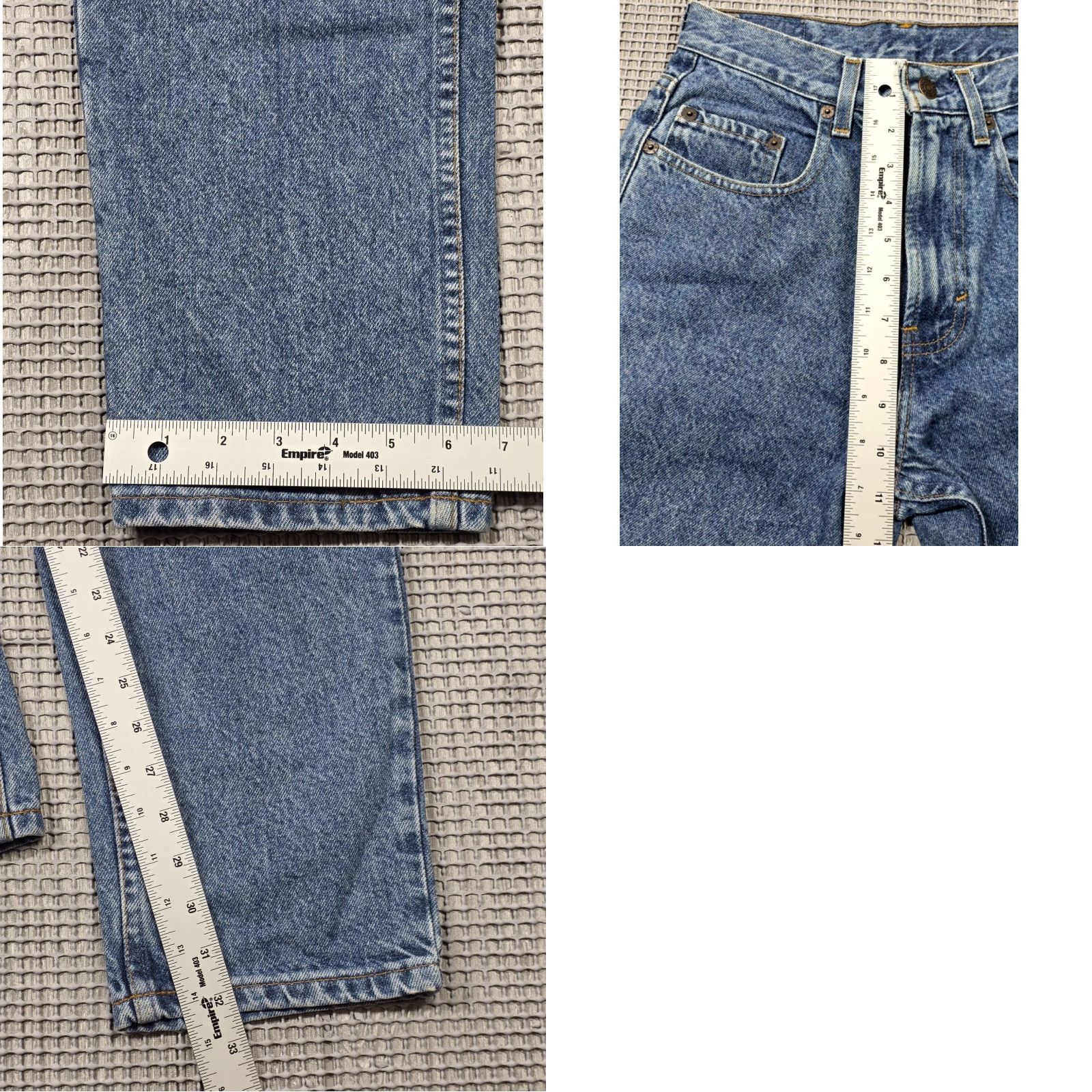 Gap VINTAGE Gap Jeans Mens 28x32 Medium Wash Straight High Waist Regular Blue 90s USA Jeans Size US 28 / EU 44 - 9 Thumbnail