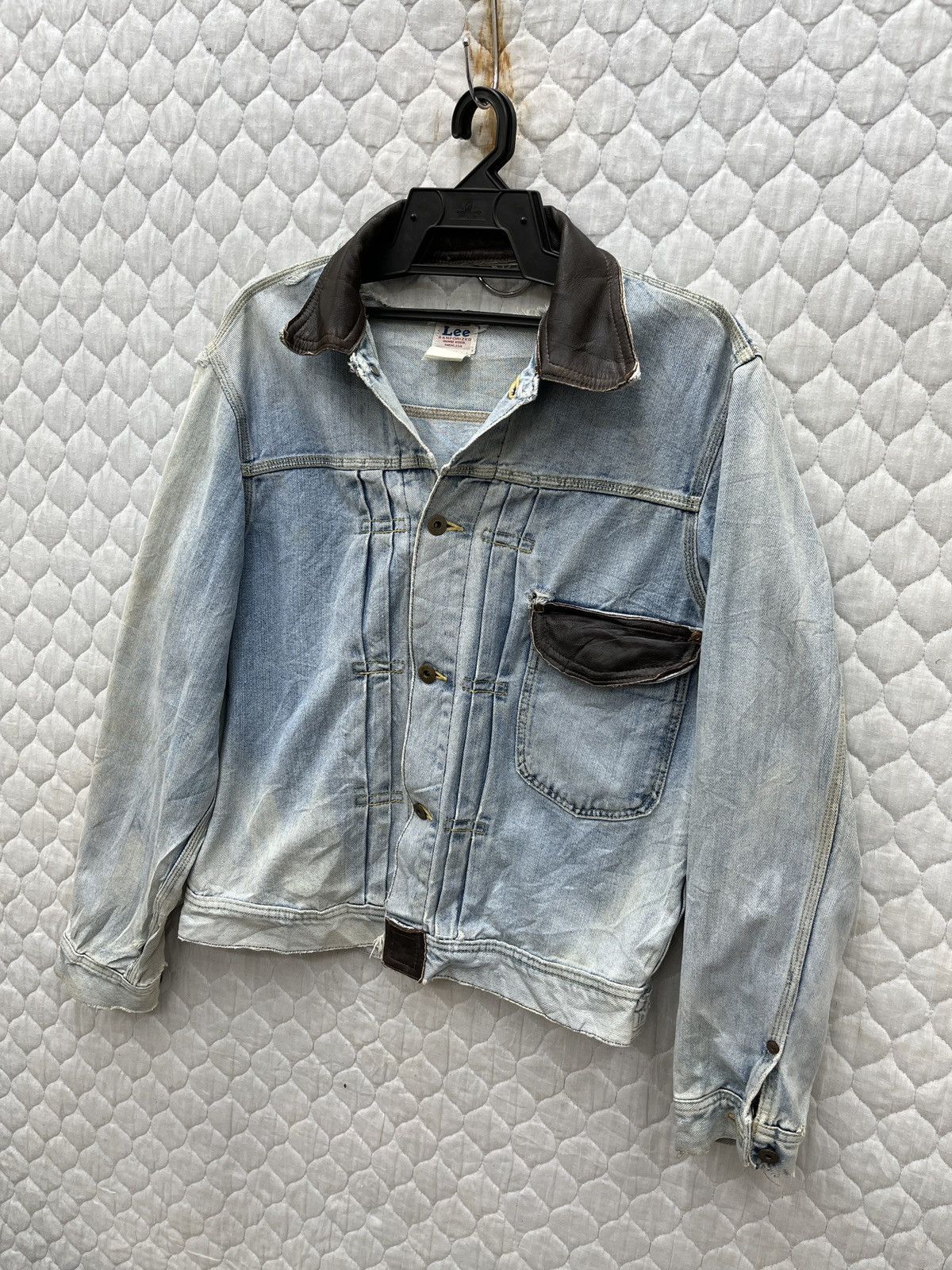 Lee 🔥STEALS🔥 VTG LEE COWBOY DENIM JACKET Size US M / EU 48-50 / 2 - 2 Thumbnail