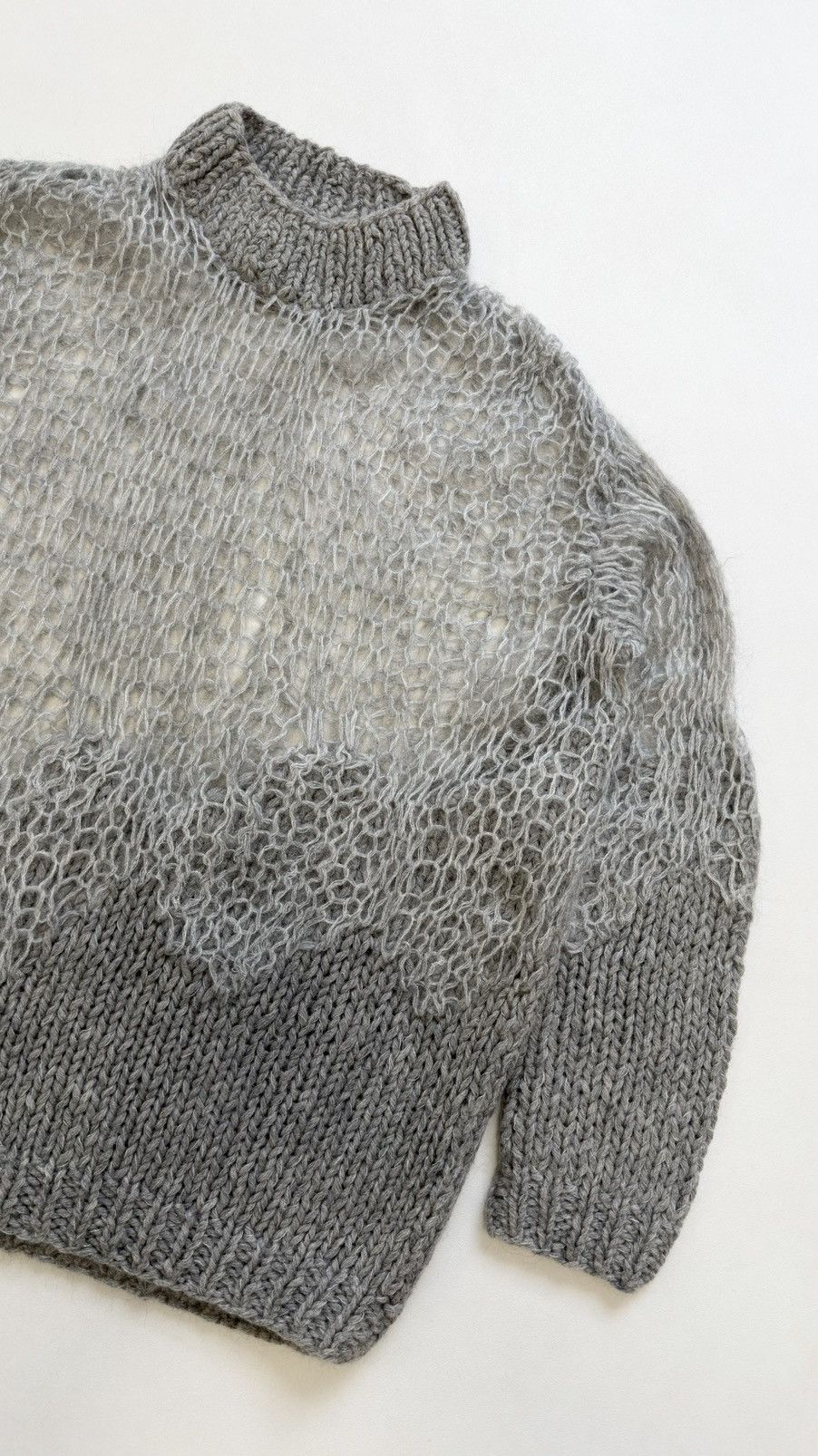 Maison Margiela A/W 14 ‘Degrade Cobweb’ Knit Sweater Size US M / EU 48-50 / 2 - 7 Thumbnail