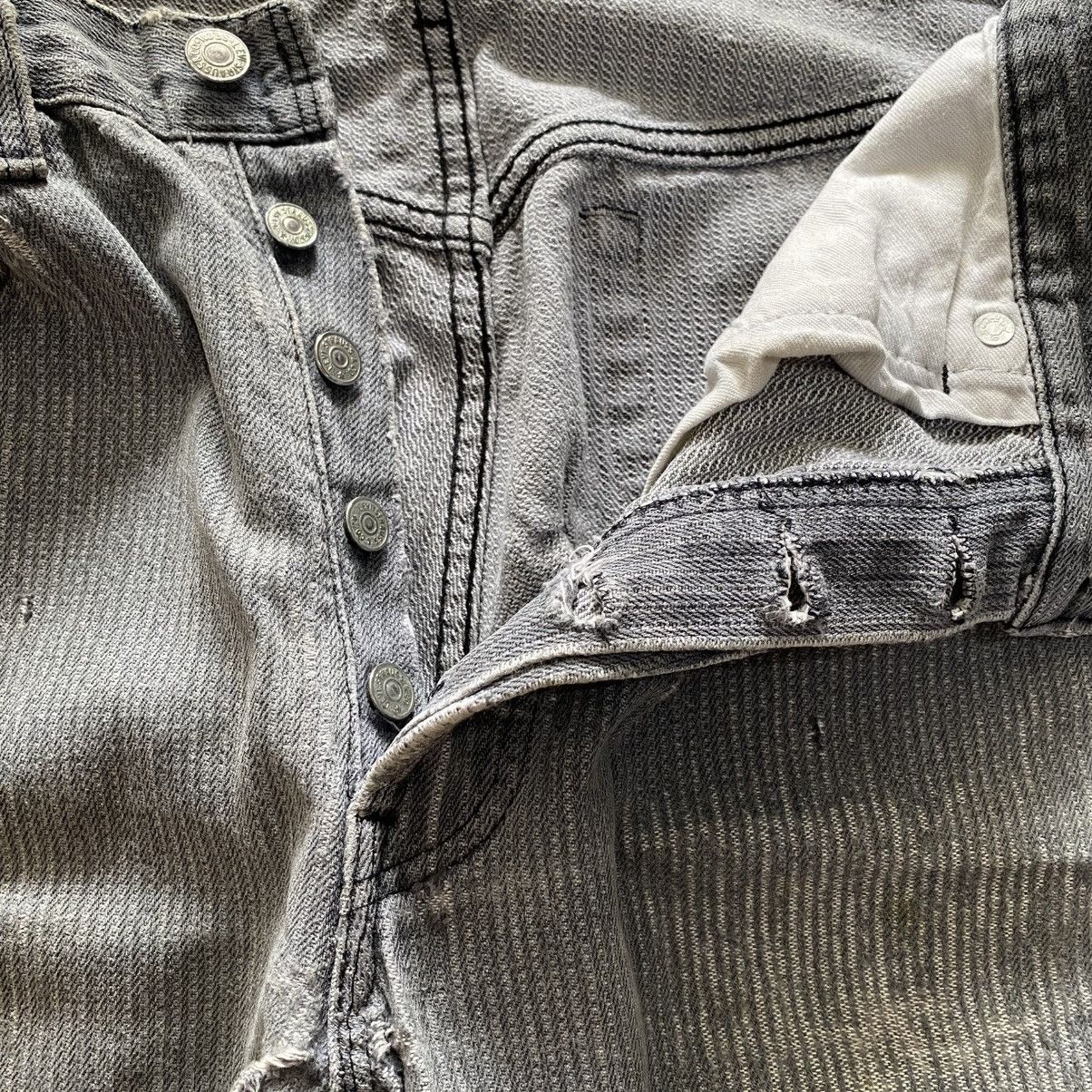 Levi's × Vintage Vintage 80's Levis 501 Herringbone Distressed Denim w29 Size US 29 - 5 Thumbnail