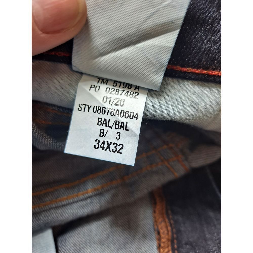 Tommy Hilfiger Tommy Hilfiger Slim Etroite Dark Blue Denim Jeans Classic Fi Size US 34 / EU 50 - 5 Thumbnail