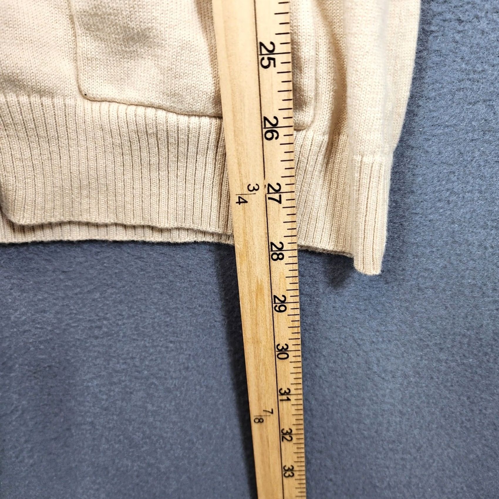 J.Crew J Crew Womens Sweater Medium Cream Cardigan Cashmere Blend Shawl Long Line Size M / US 6-8 / IT 42-44 - 5 Thumbnail
