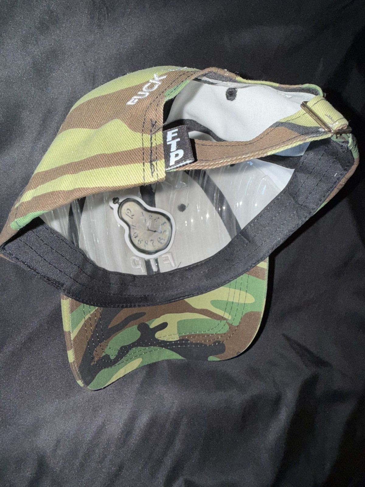 Fuck The Population FTP 6 Panel Logo Hat Camo Size ONE SIZE - 4 Thumbnail