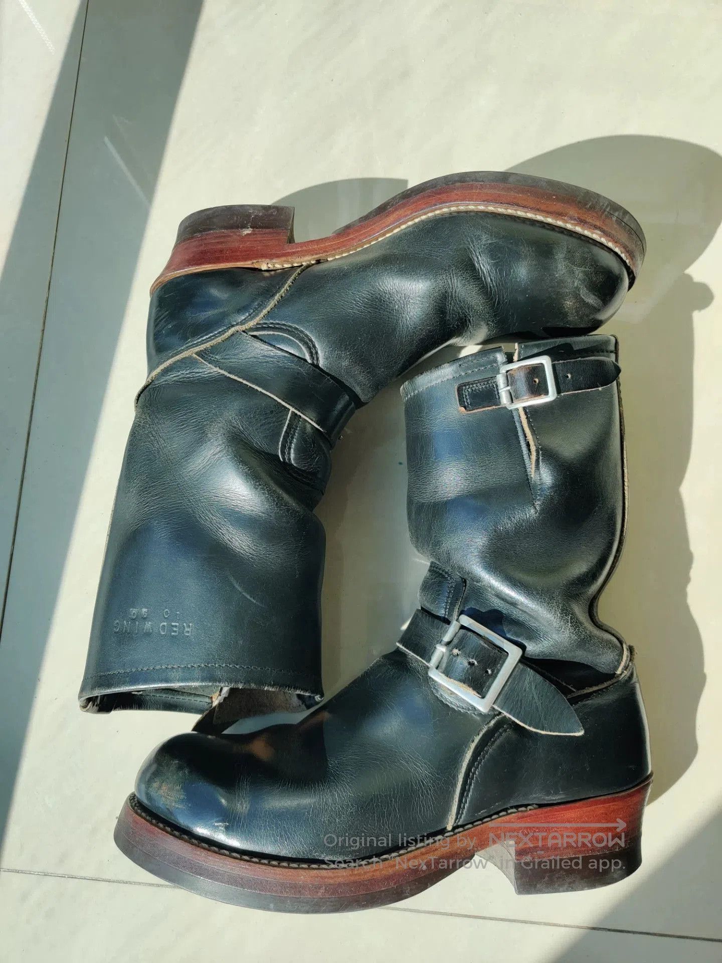 Red Wing Red Wing Engineer Boots with Black Finish. Size US 7.5 / EU 40-41 - 3 Thumbnail