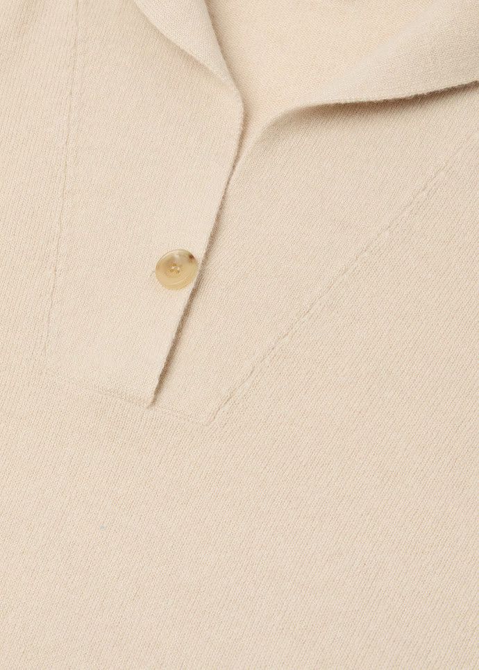Loro Piana os11x0326 FAQ9446 Sergio Polo Shirt in Toffee Cream Size XS / US 0-2 / IT 36-38 - 3 Thumbnail