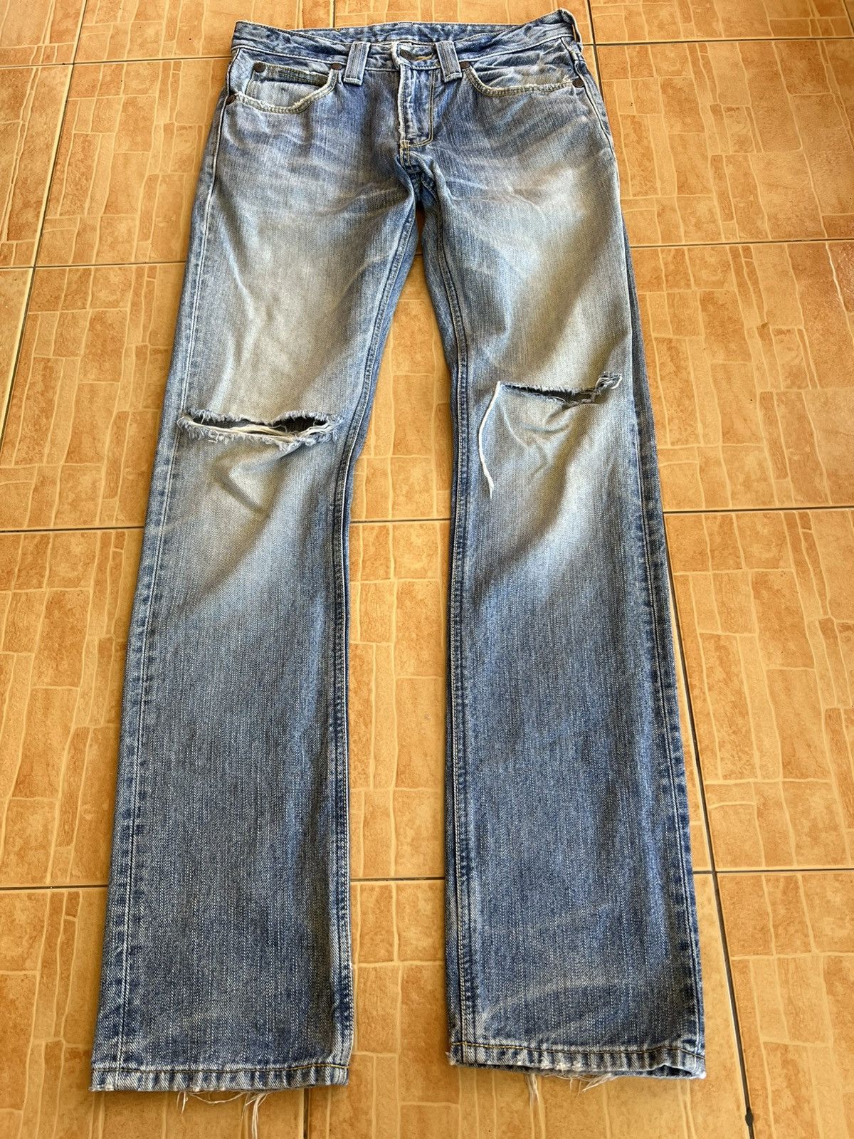 Vintage Lee Riders Distress Jean