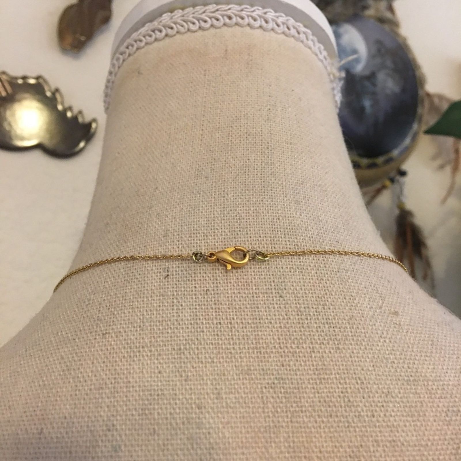 Vintage Vintage triple box sparkle rolo chain necklace Size ONE SIZE - 6 Thumbnail