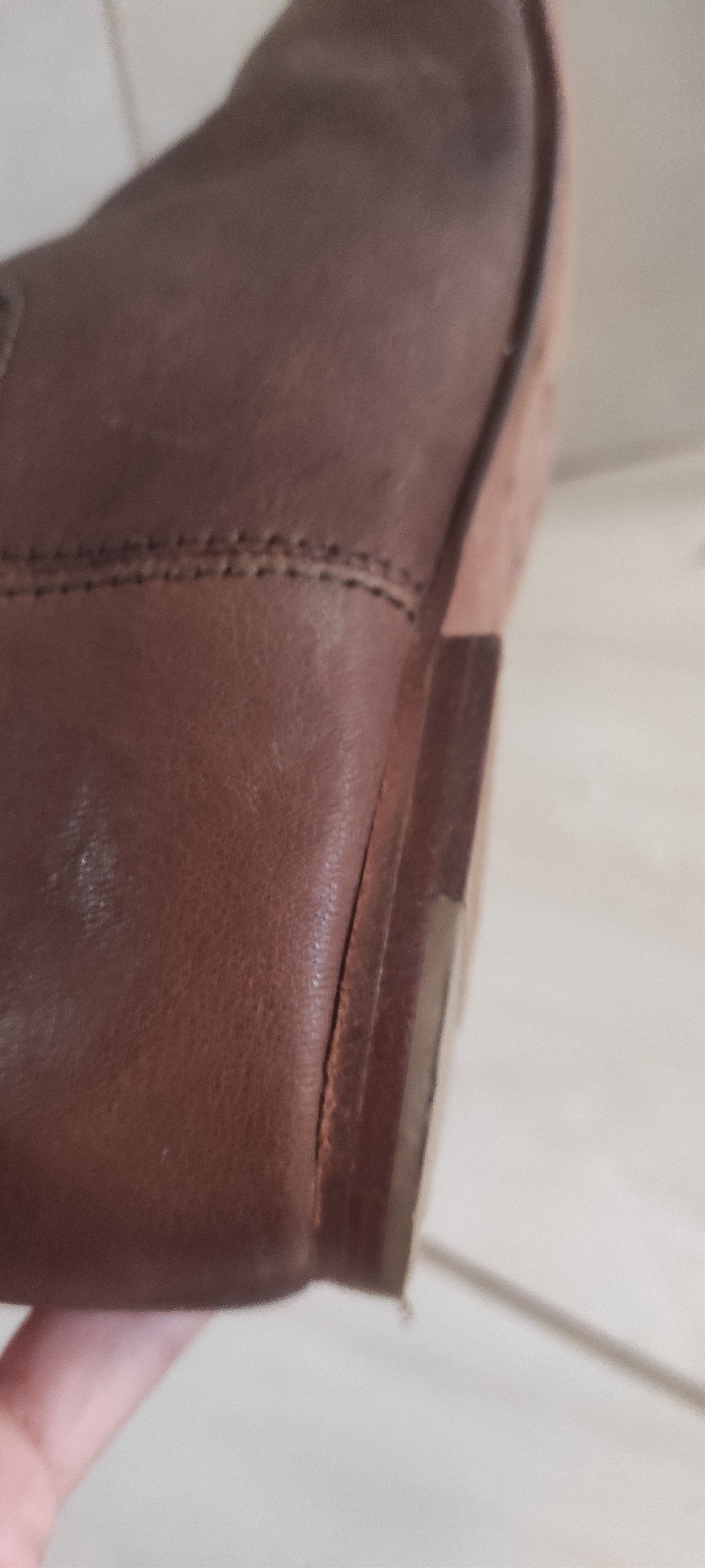 Massimo Dutti Massimo Dutti Brown Woven Leather Mid-calf Boots Size US 8 / IT 38 - 11 Thumbnail