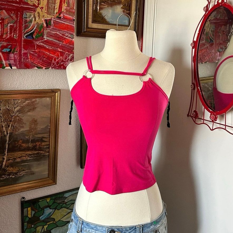 Other april usa hot pink tank top Size L / US 10 / IT 46 - 1 Thumbnail