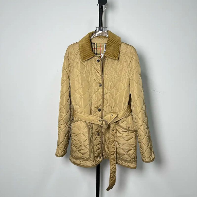 Burberry Burberry Yellow Cotton Women's Jacket Size M / US 6-8 / IT 42-44 - 1 Thumbnail
