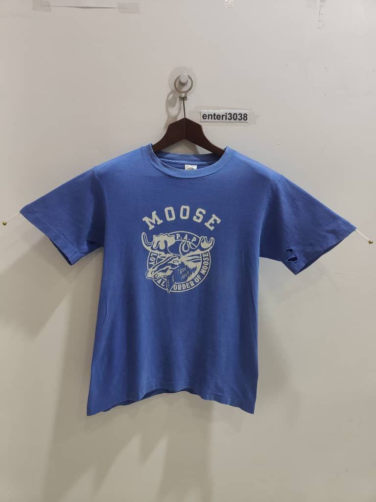 Vintage vintage 90s Loyal Order of Moose USA single stich Size US S / EU 44-46 / 1 - 1 Thumbnail