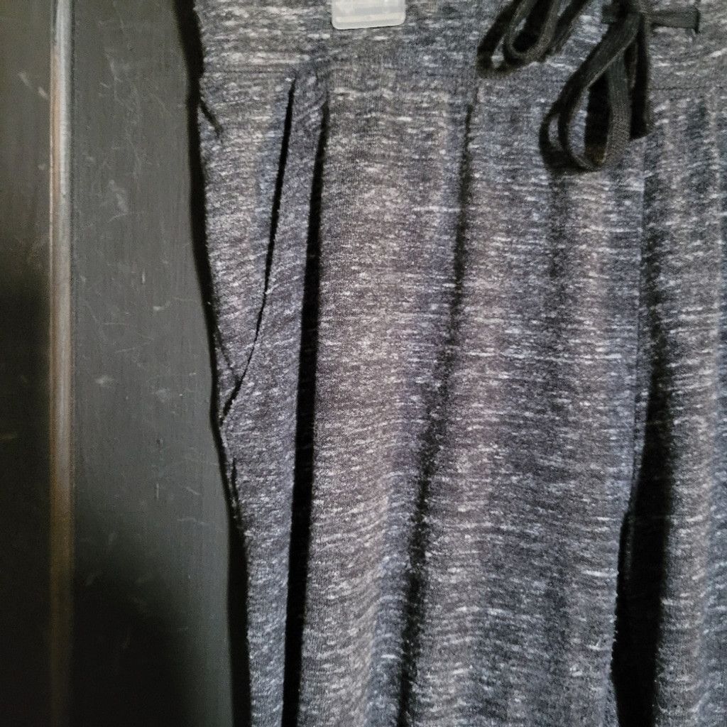 Pink PINK VS, dark gray, lightweight sweatpants, GUC, Size M Size 30" / US 8 / IT 44 - 2 Thumbnail