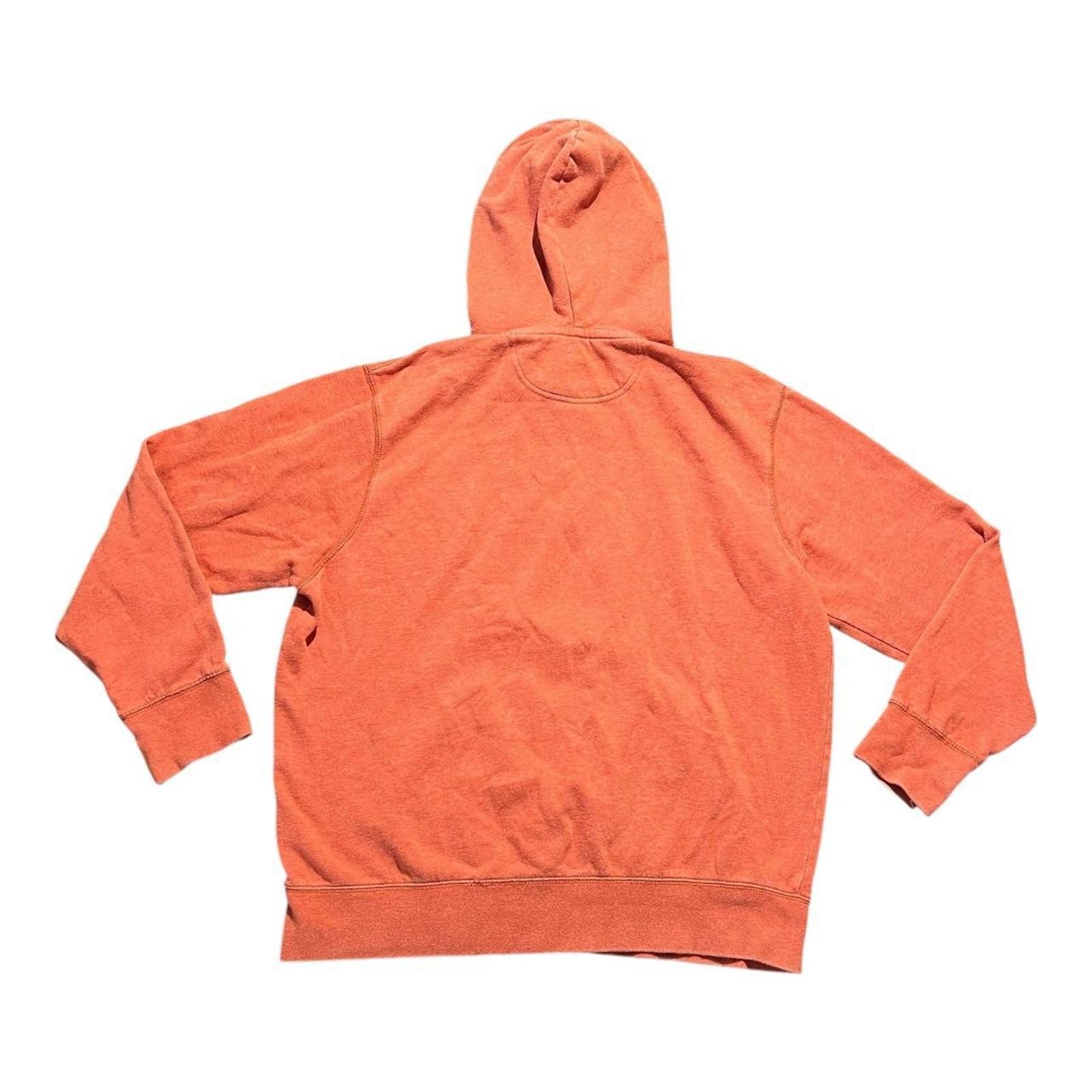 American Eagle Outfitters American Eagle Pullover Orange Graphic Spellout Hoodie Size US L / EU 52-54 / 3 - 2 Thumbnail