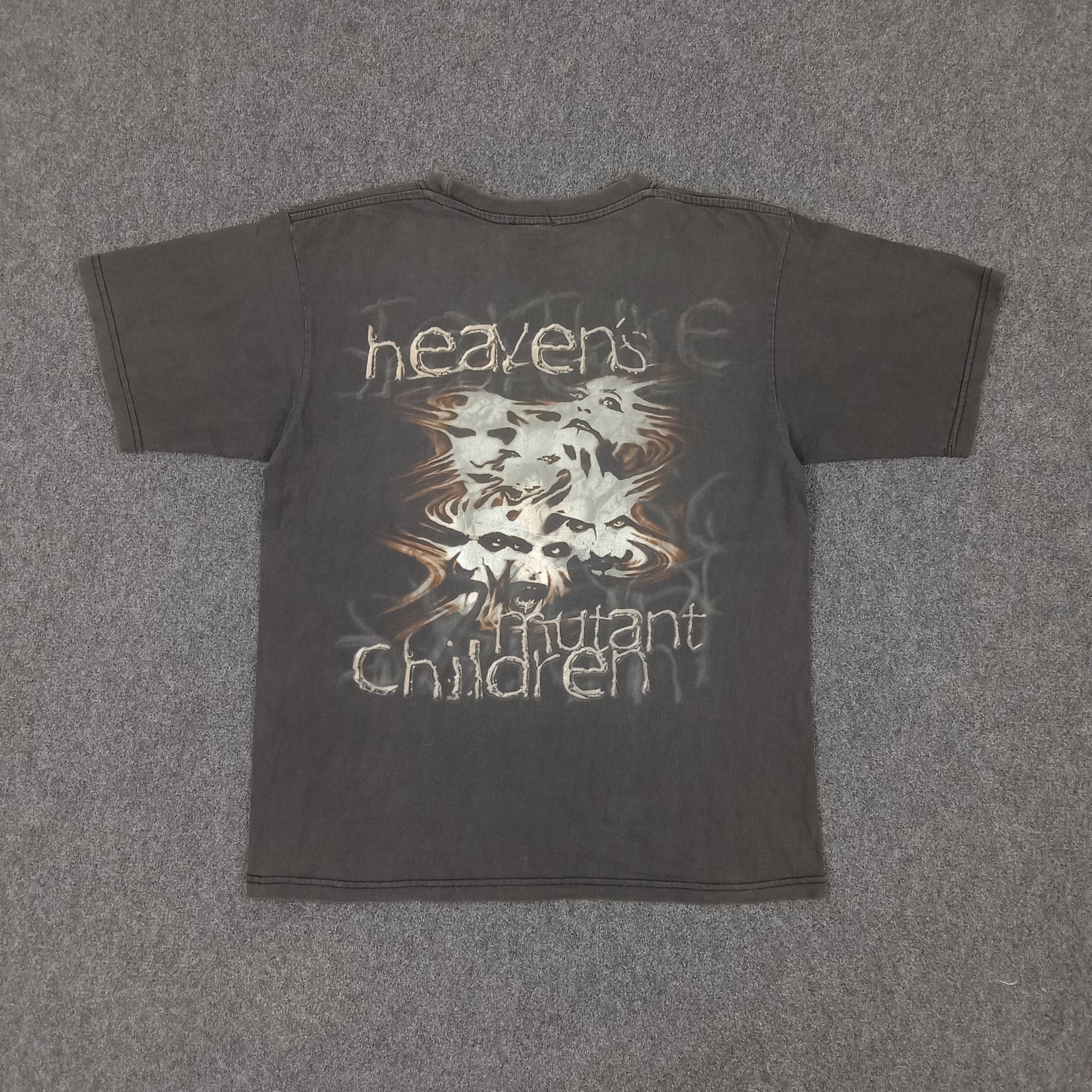 Band Tees × Vintage Vintage Heaven's Mutuant Children American Rock Band Tshirt Size US L / EU 52-54 / 3 - 6 Thumbnail