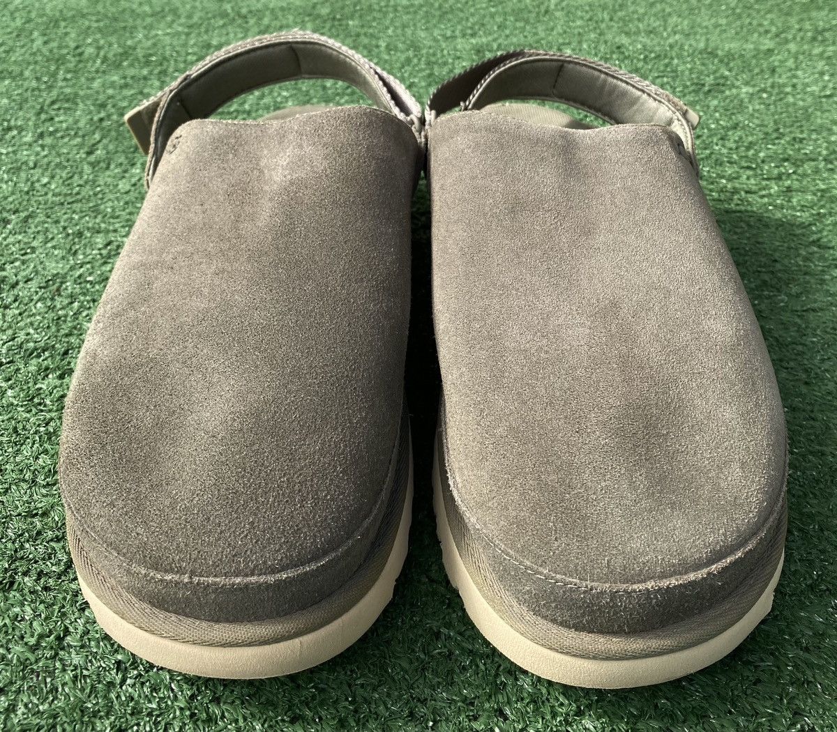 Ugg UGG Goldenstar Suede Moss Green Slingback Clog Shoes Sz 12 Size US 12 / EU 45 - 2 Thumbnail