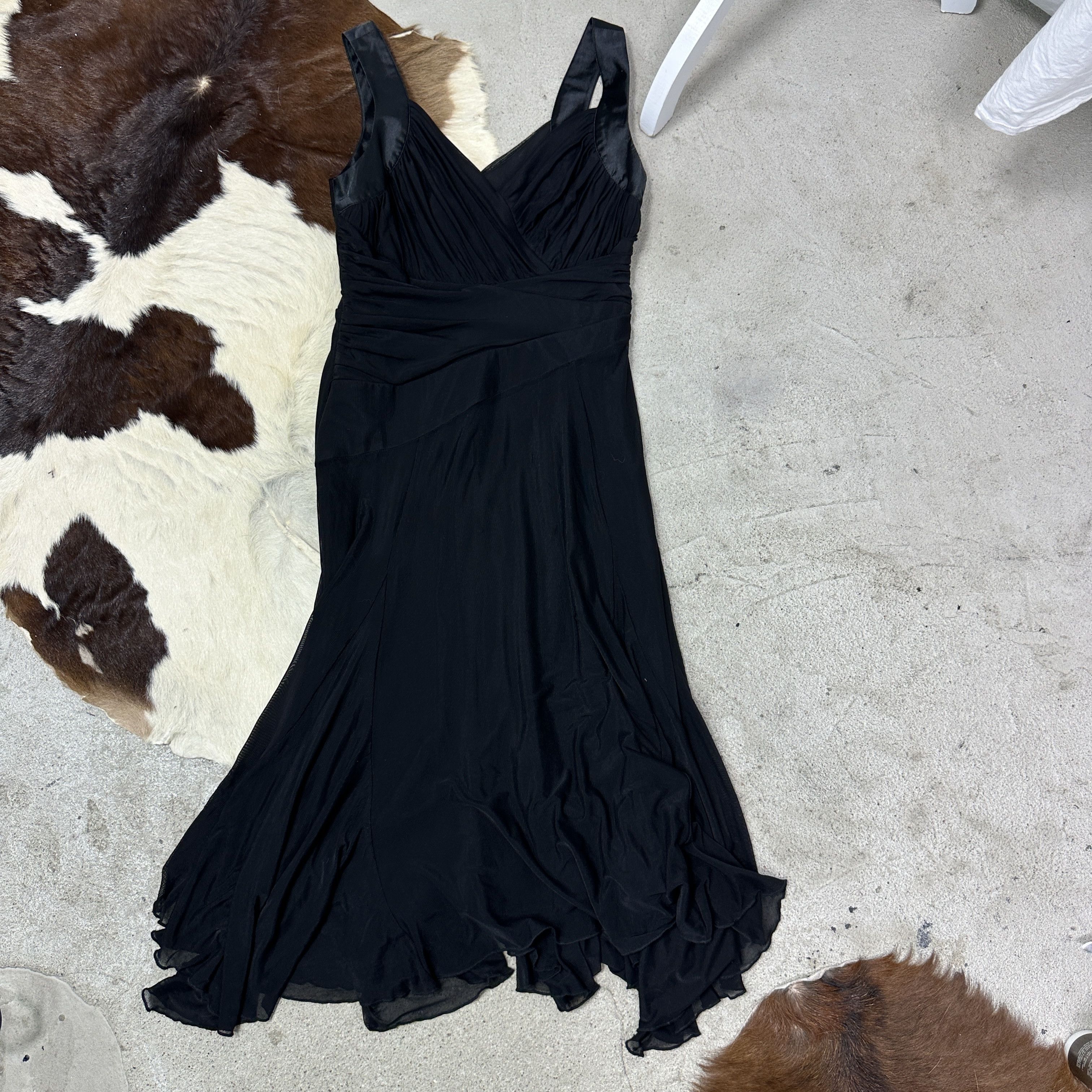 Vintage Vintage Avant Garde Asymmetrical Ruched Dress Y2K Size S / US 4 / IT 40 - 2 Thumbnail