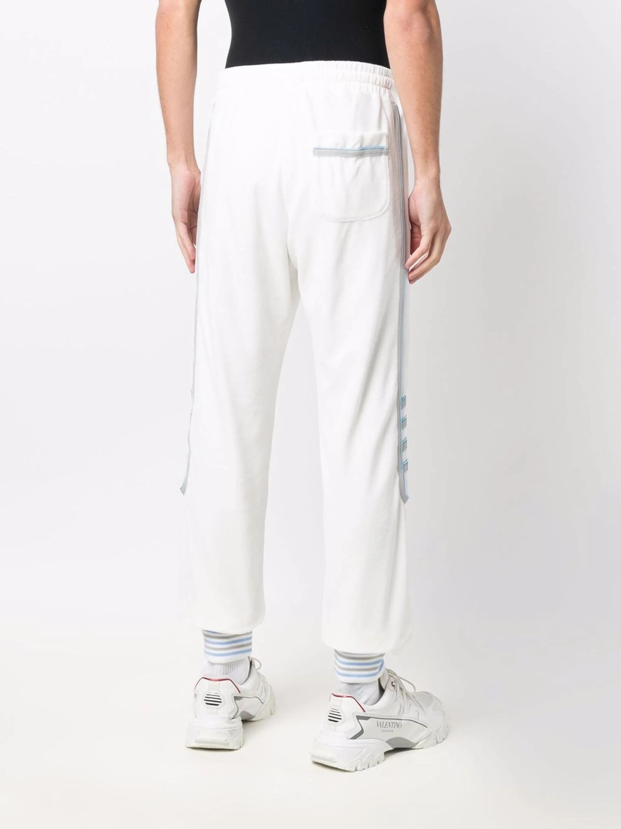 Casablanca White Racing Velour Track Pants Size US 28 / EU 44 - 3 Thumbnail
