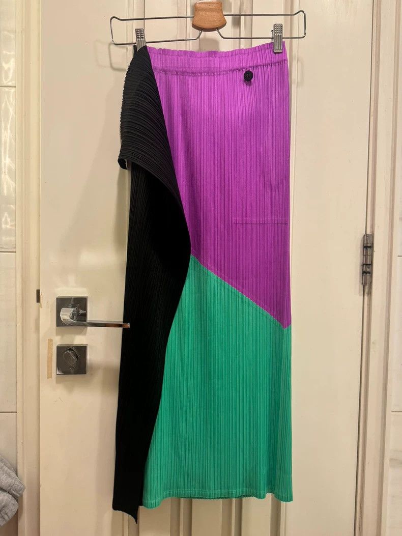 Issey Miyake Issey Miyake size:3 Multicolored skirt Size 42" / US 20 - 3 Thumbnail