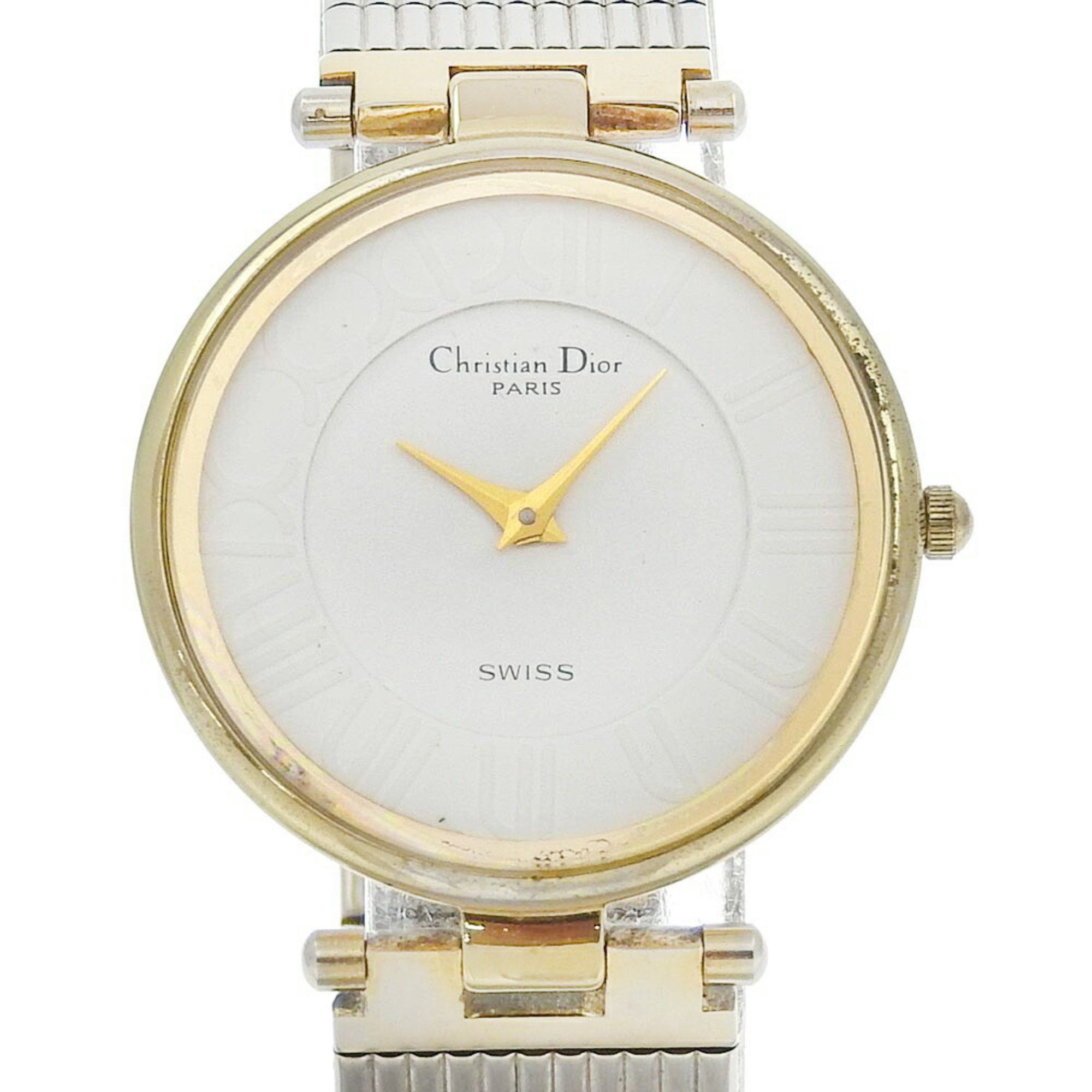 Christian Dior Watch 4715032 Stainless Steel x Gold Plated Quartz