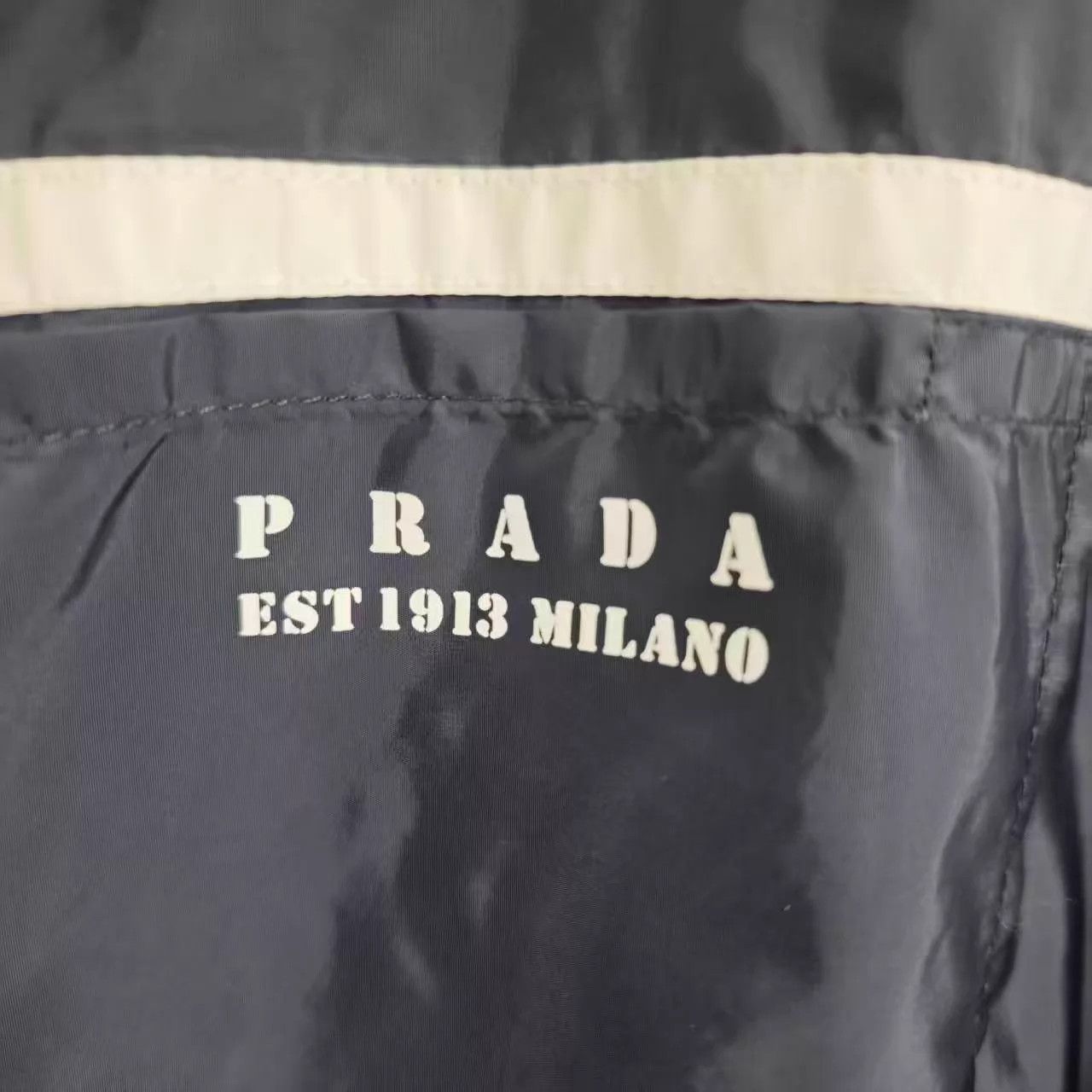Prada PRADA FW25 Recycled Nylon Zip Women's Blue Jacket Size S / US 4 / IT 40 - 3 Thumbnail