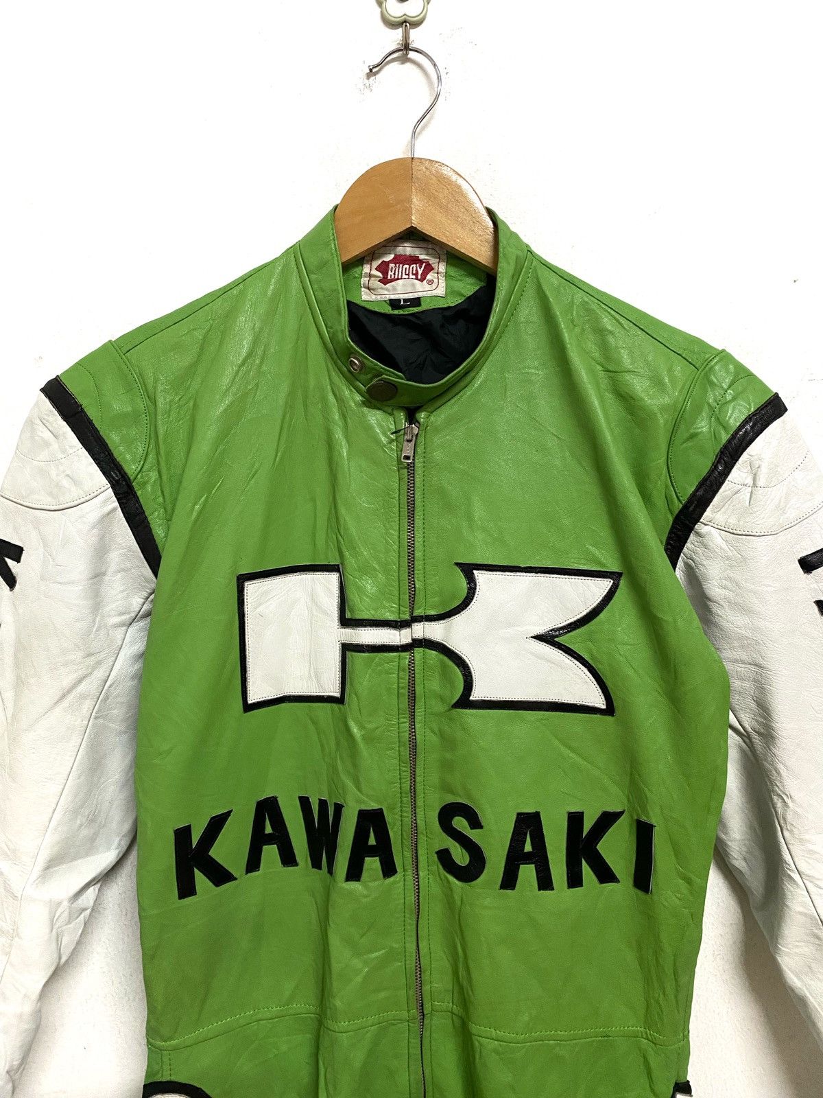 Sports Specialties KAWASAKI Leather Racing Suit Overall Size US 32 / EU 48 - 2 Thumbnail