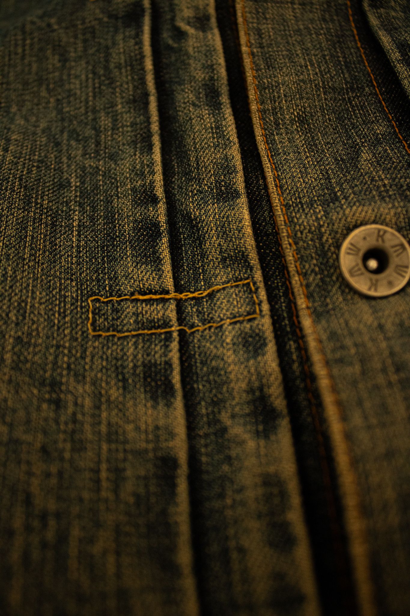 Kicking Mule Workshop KMW (Kicking Mule Workshop) Type 1 Selvedge Denim Jacket Size US M / EU 48-50 / 2 - 7 Thumbnail