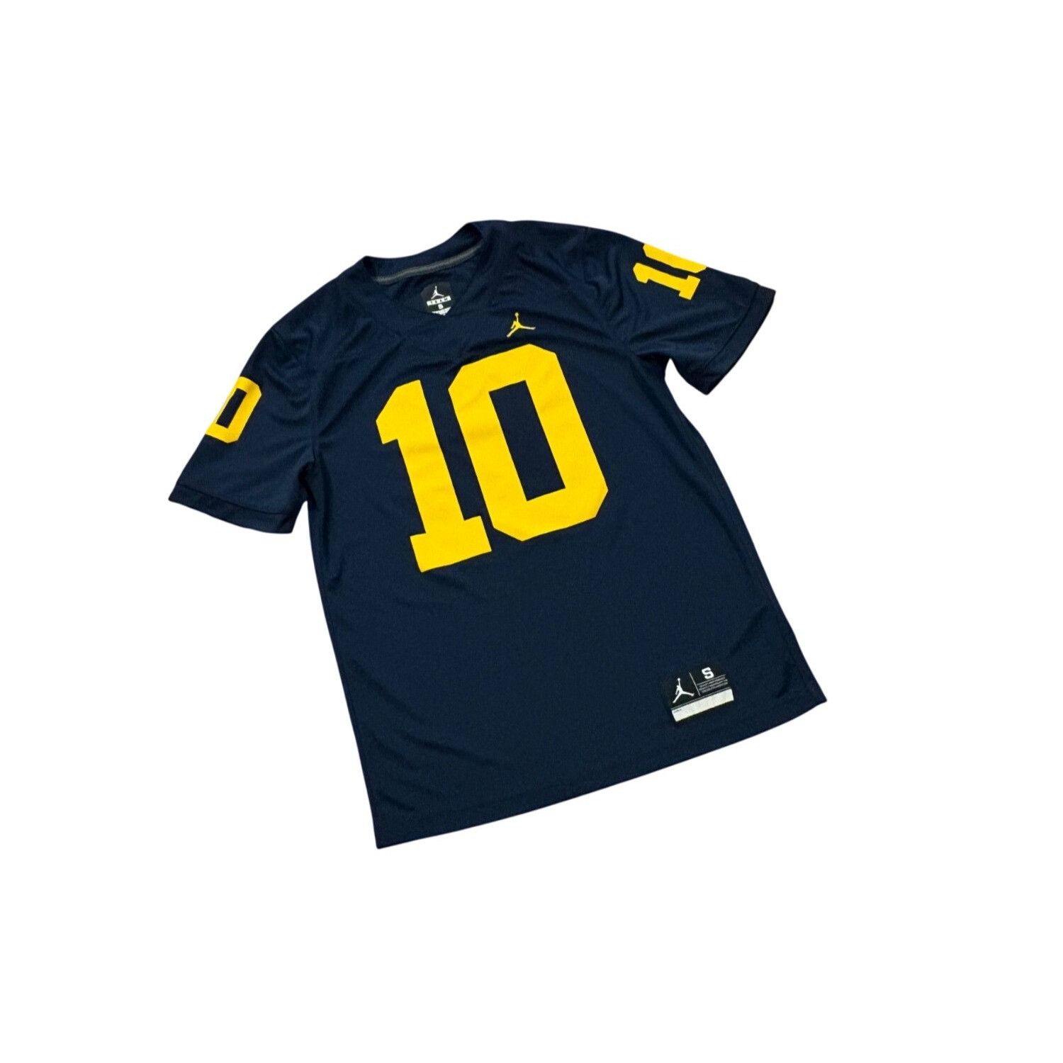 Jordan Brand Jordan Brand Michigan Wolverines Tom Brady #10 Football Jers Size US S / EU 44-46 / 1 - 3 Thumbnail