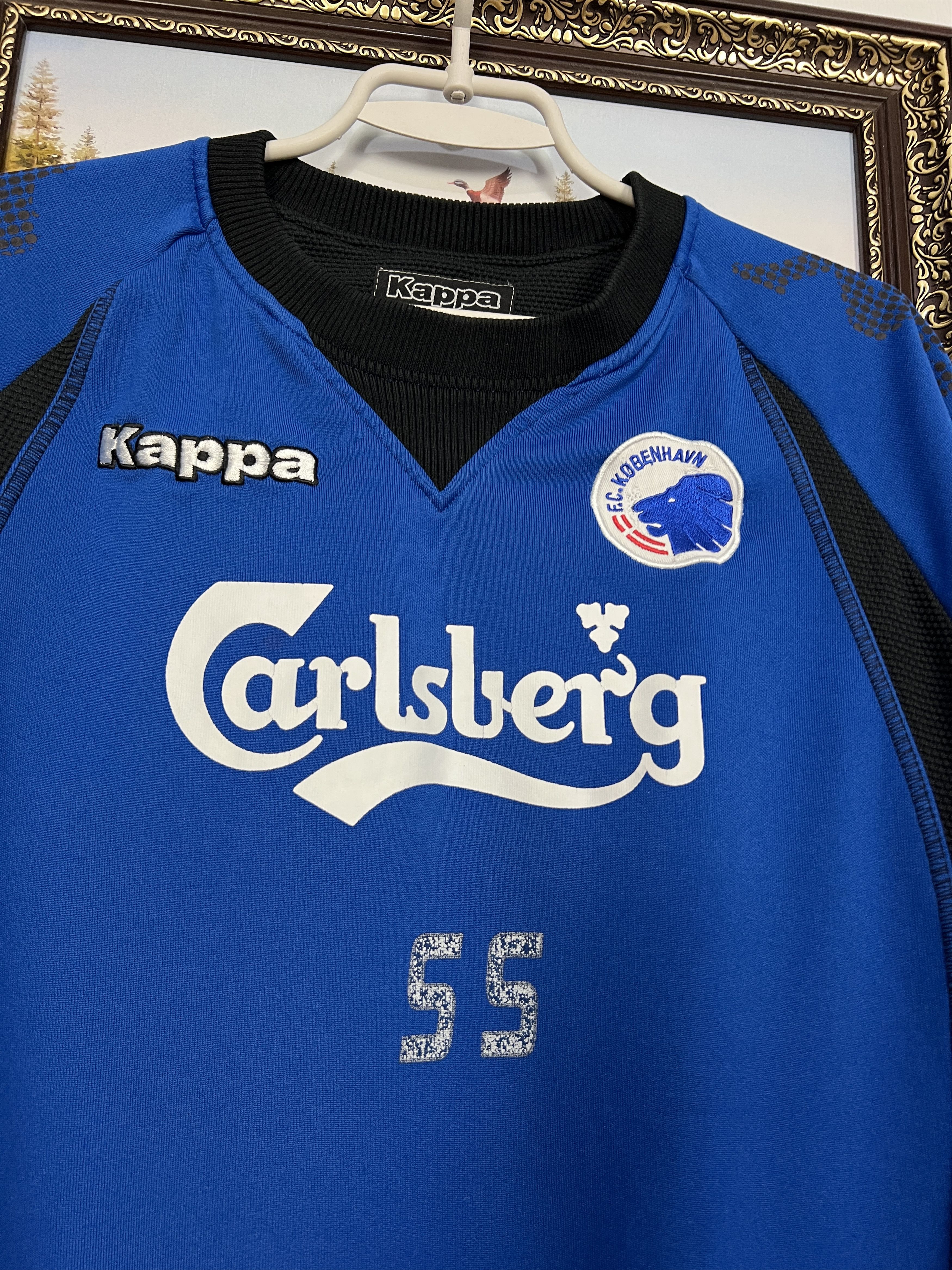 Kappa Copenhagen Kobenhavn Football Player Issue Sweatshirt Jacket Size US XXL / EU 58 / 5 - 3 Thumbnail