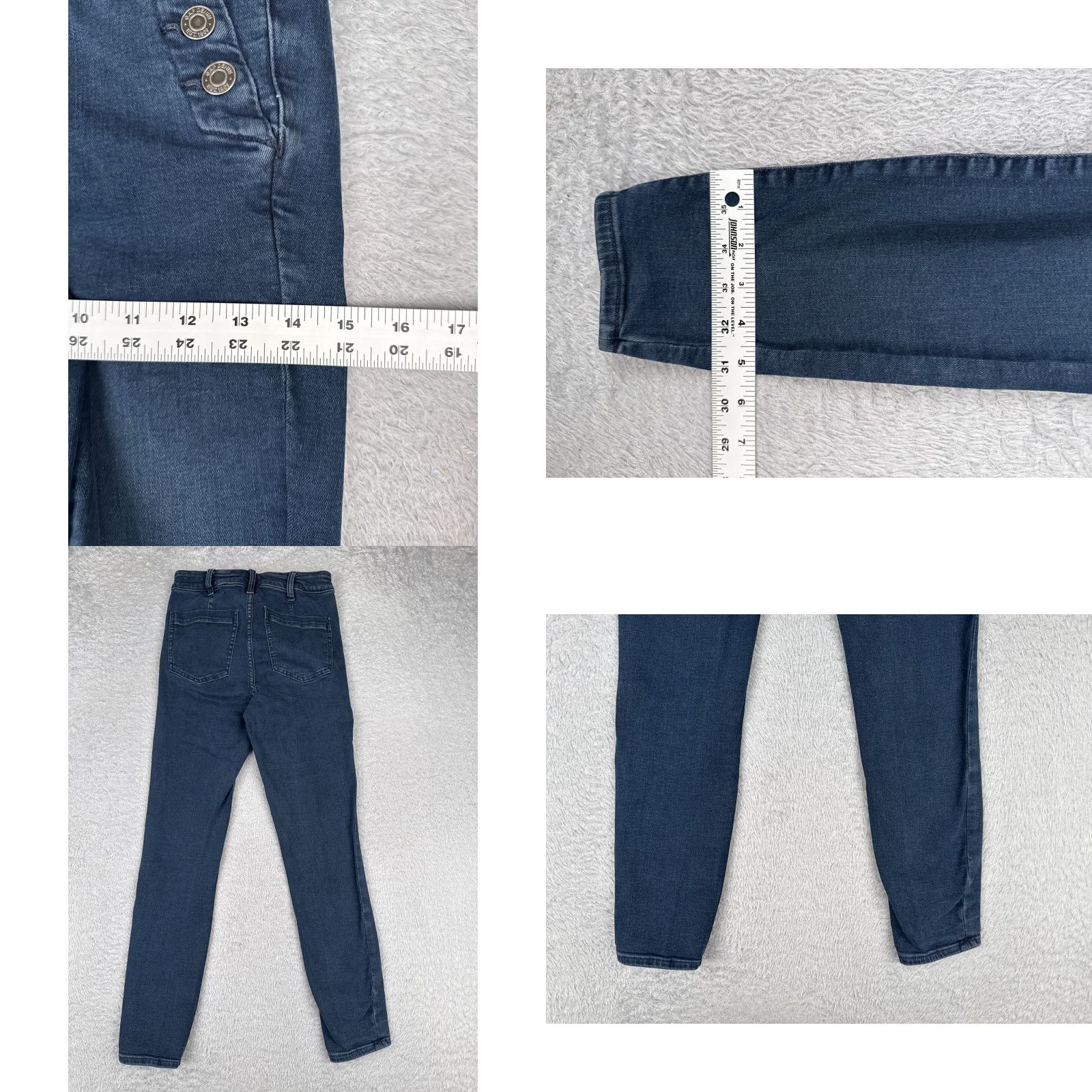 Gap Gap Jeans Womens 4 Blue Denim High Rise Jegging 26x26 Regular - 5-Pocket Cotton Blend Casual Classic Gap 1969 Womens Jeans Size 27" / US 4 / IT 40 - 9 Thumbnail