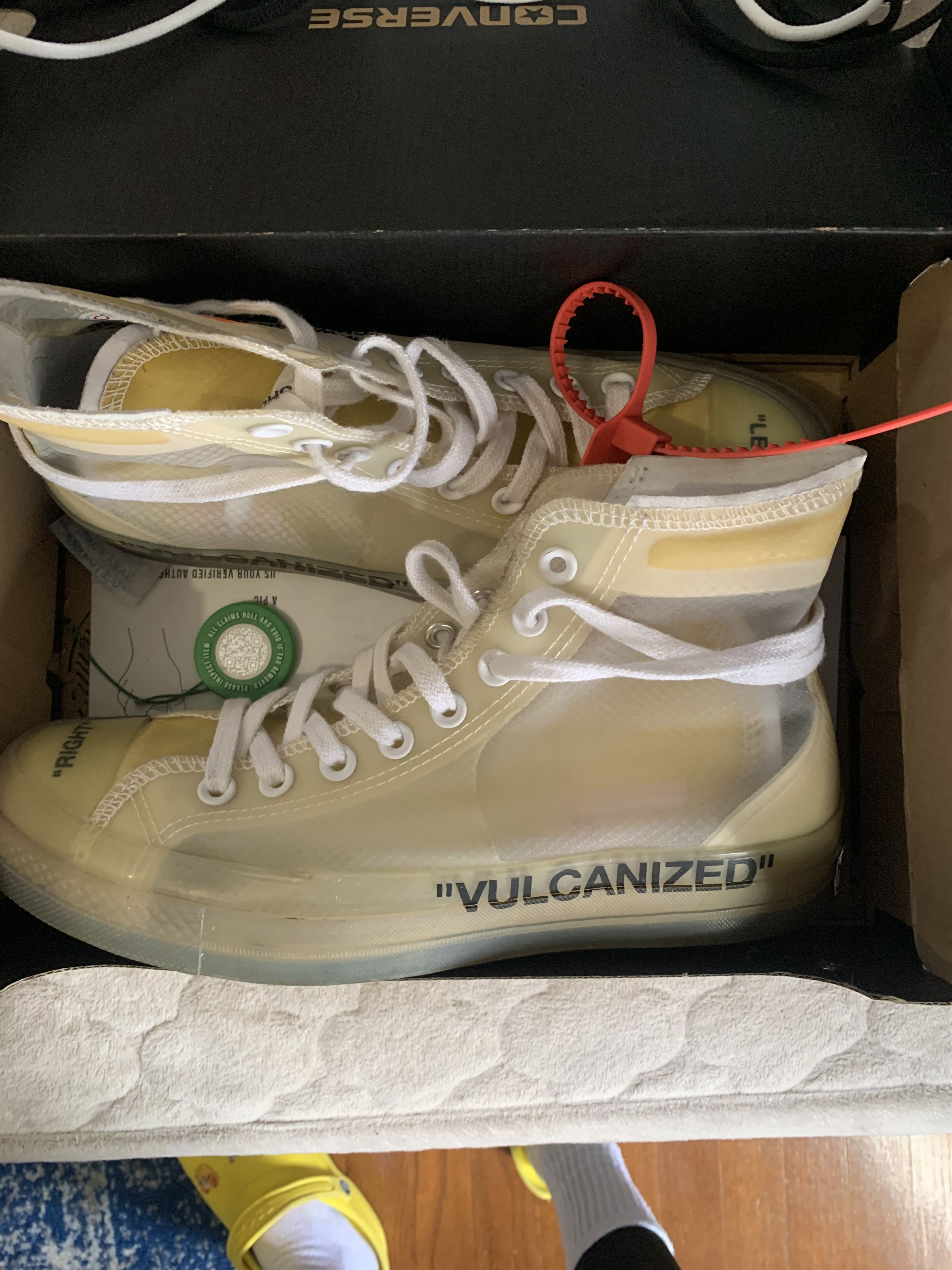 Converse Off White Off White Converse Vulcanized Grailed