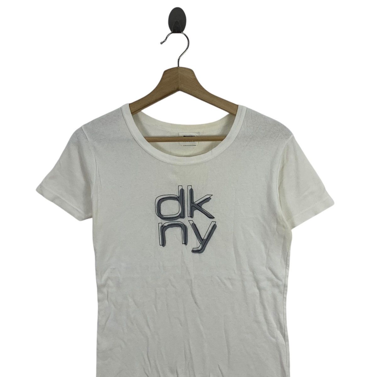 DKNY DKNY CLASSIC Donna Karan New York Logo Tee Shirt Top Size XS / US 0-2 / IT 36-38 - 2 Thumbnail