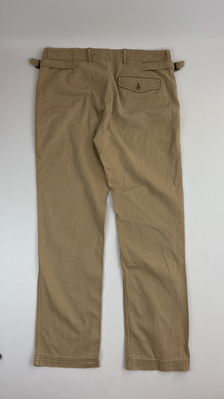 Polo Ralph Lauren × Vintage Polo Ralph Lauren Vintage 33x31 Beige Pants Size US 33 - 2 Thumbnail