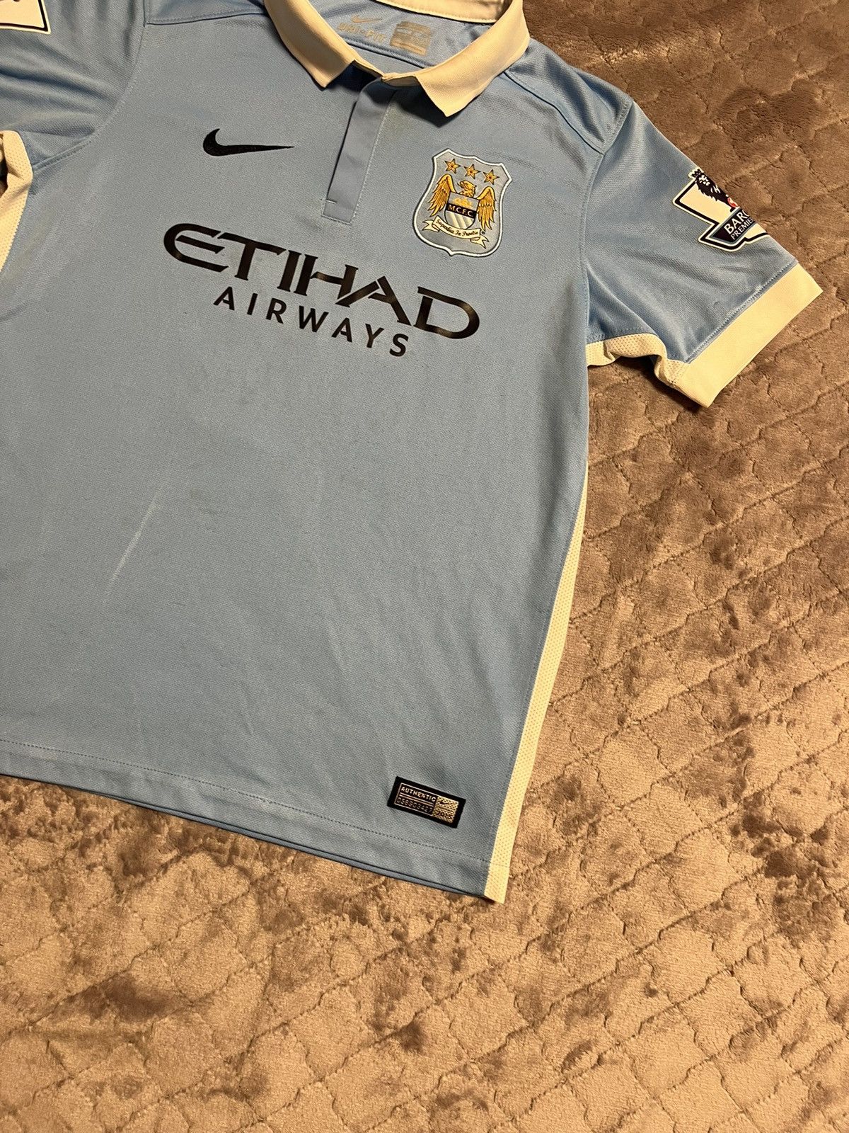 Nike × Vintage ⚽️VINTAGE 2015-16 MANCHESTER CITY HOME SHIRT Size US XS / EU 42 / 0 - 7 Thumbnail