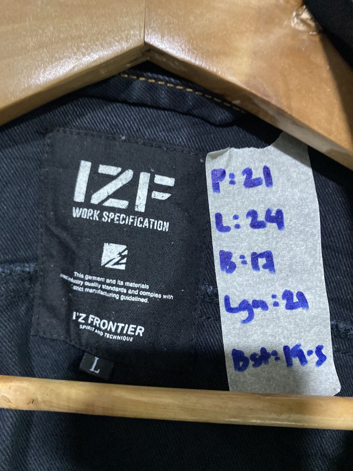 Japanese Brand I'Z Frontier Work Denim Jacket Size US M / EU 48-50 / 2 - 9 Thumbnail