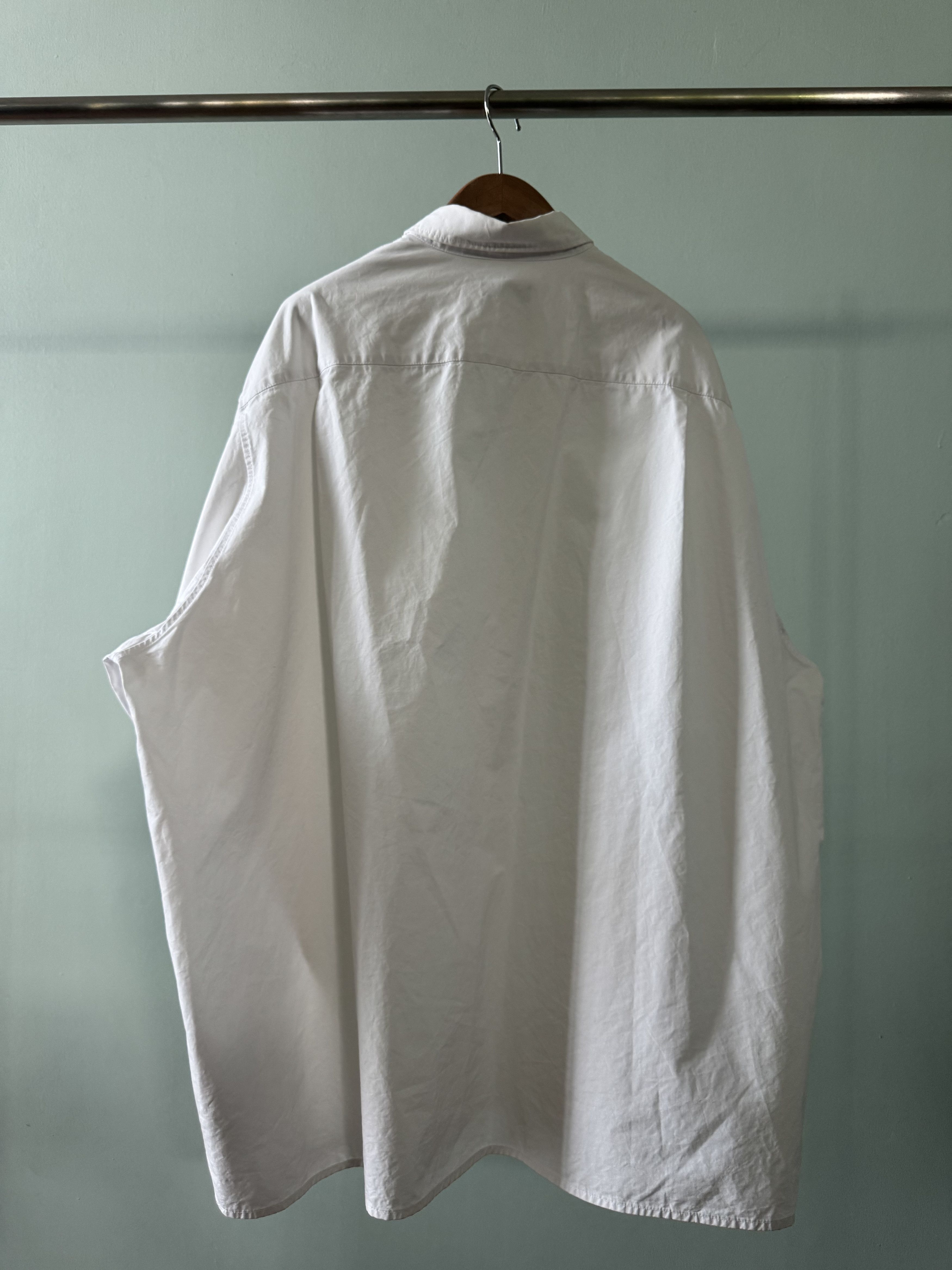 Raf Simons Oversized White Shirt Size US S / EU 44-46 / 1 - 6 Thumbnail