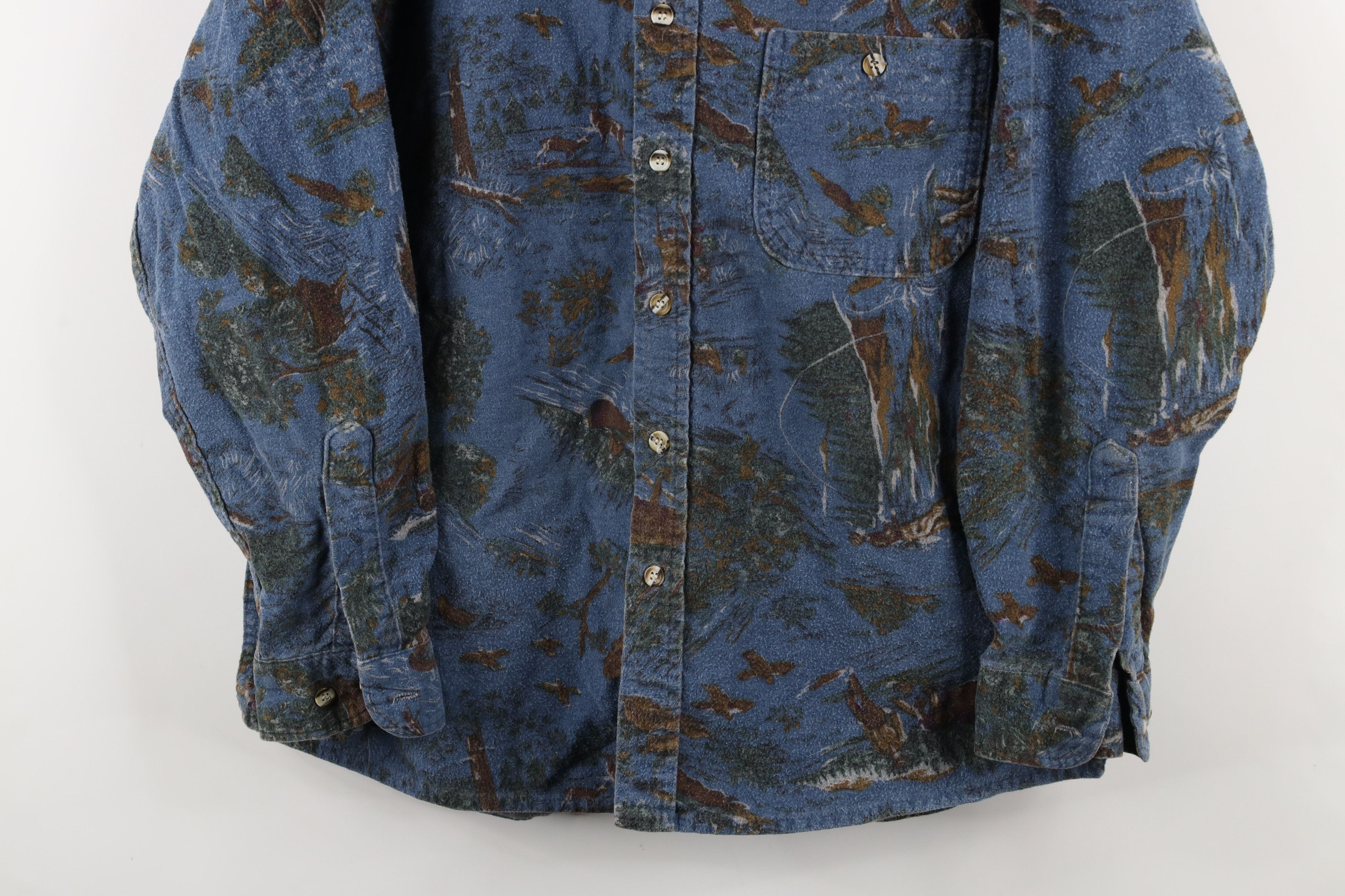 Vintage Vintage 90s Streetwear Button Shirt USA Mens Button Shirt Size US L / EU 52-54 / 3 - 3 Thumbnail