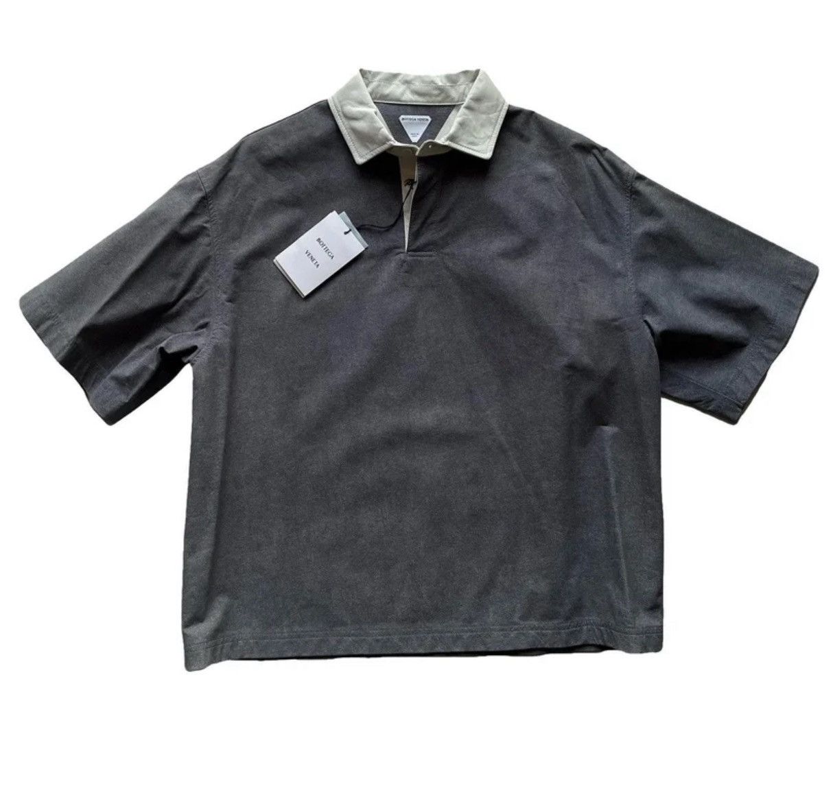 Bottega Veneta 🔥$5.5K VALUE🔥relaxed fit printed leather polo Size US M / EU 48-50 / 2 - 3 Thumbnail