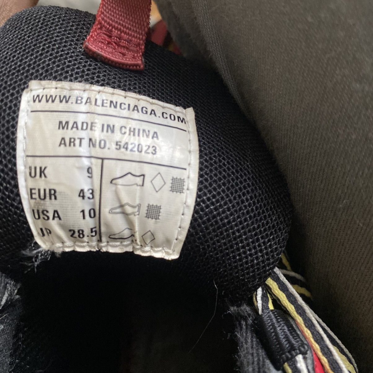 Balenciaga Balenciaga Track Sneaker (SS19) - Bordeaux/Yellow/Black Size US 10 / EU 43 - 8 Thumbnail